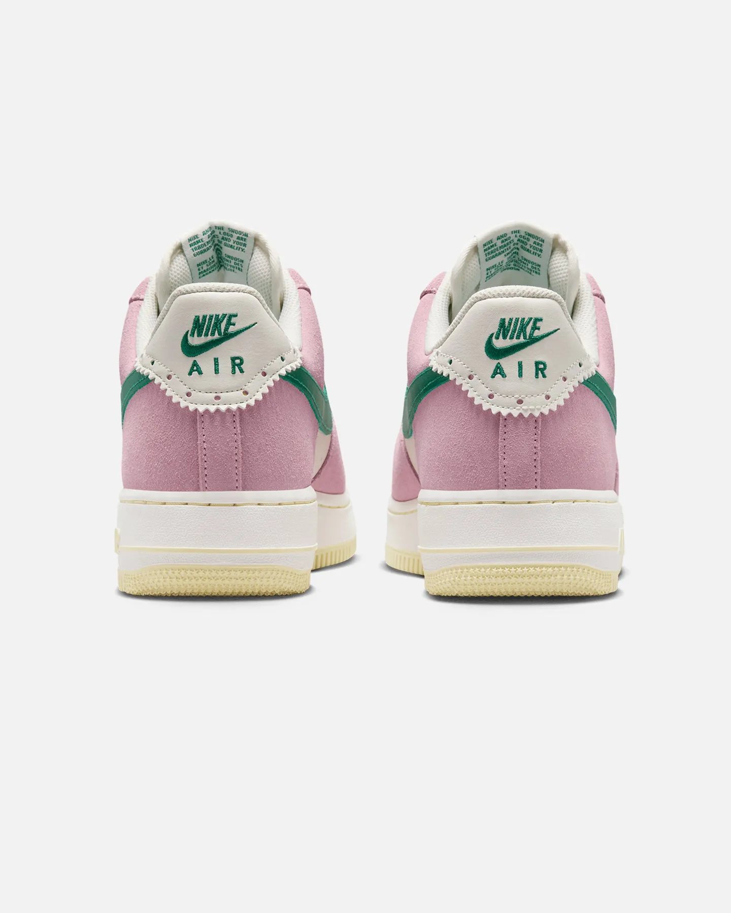Nike Air Force 1 '07 LV8 Sail/Malachite-Med Soft Pink Slip On Style High Top