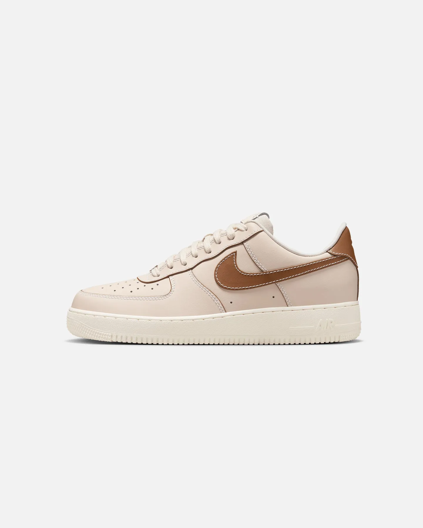 Kind Step Breathable Material Nike Air Force 1 '07 Pearl White