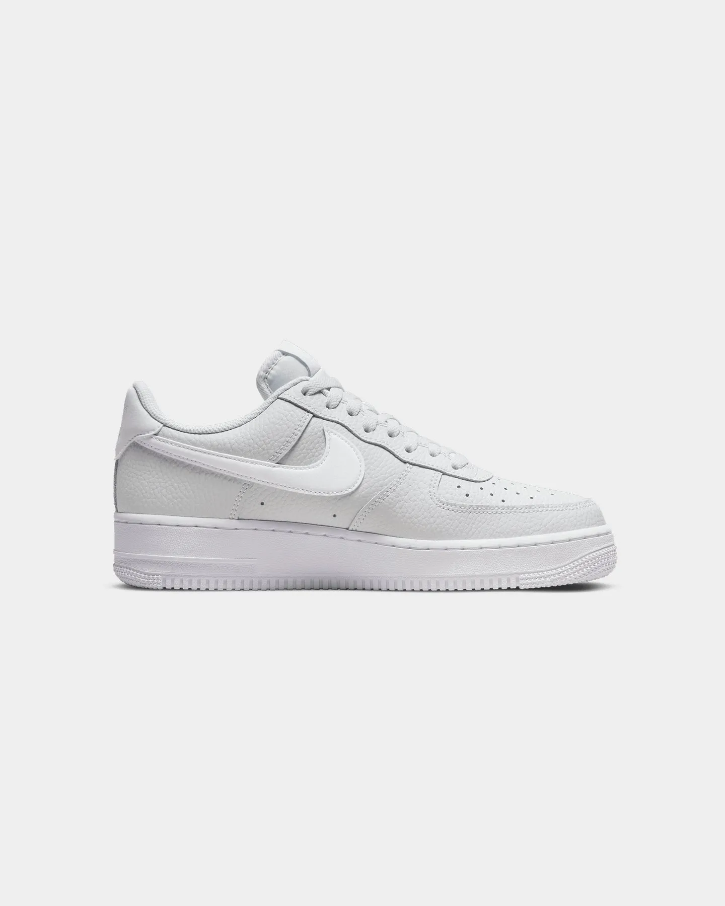 Nike Air Force 1 '07 Pure Platinum/White/White Flexible Fire Red
