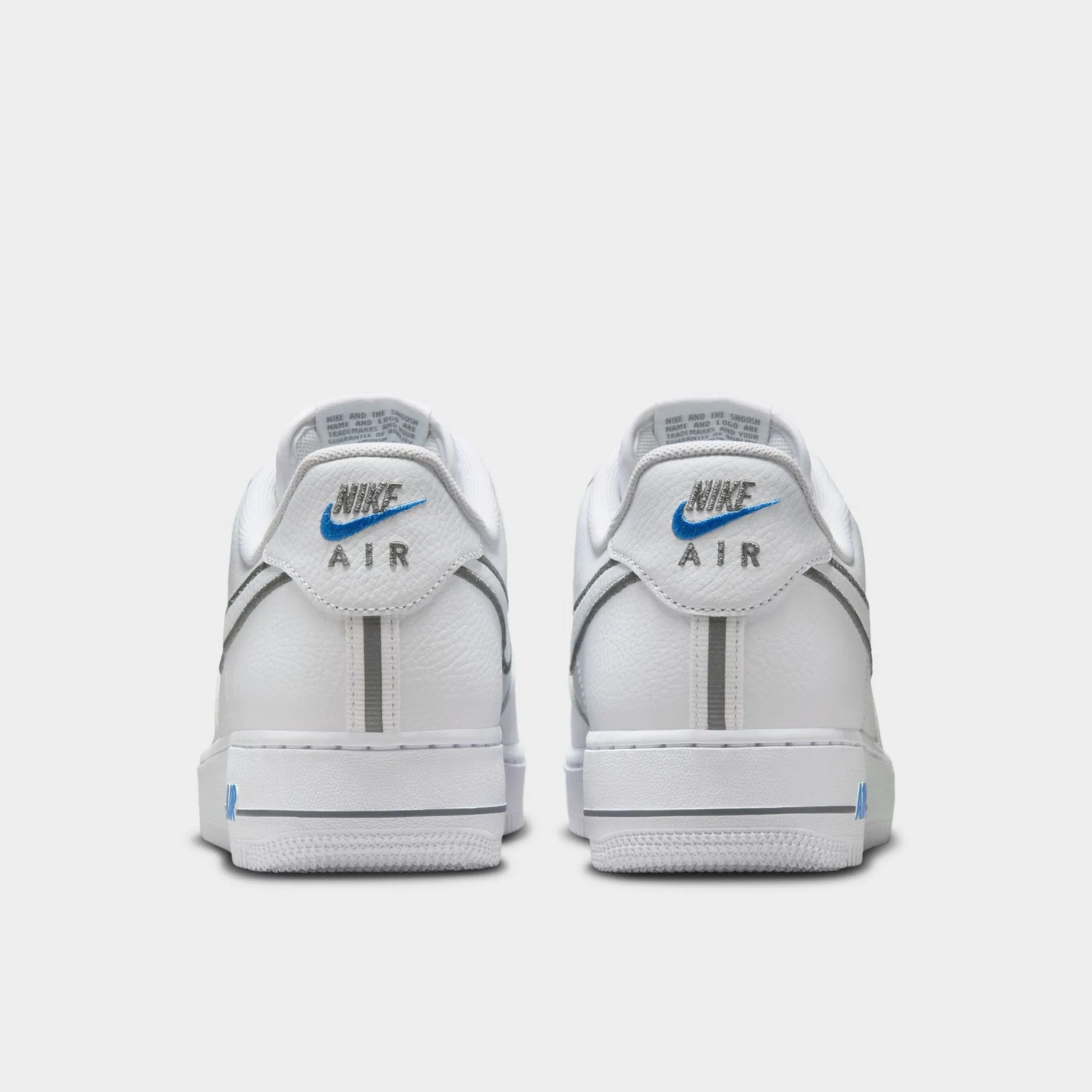Pass Step Nike Air Force 1 '07 White / Cool Grey - Photo Blue