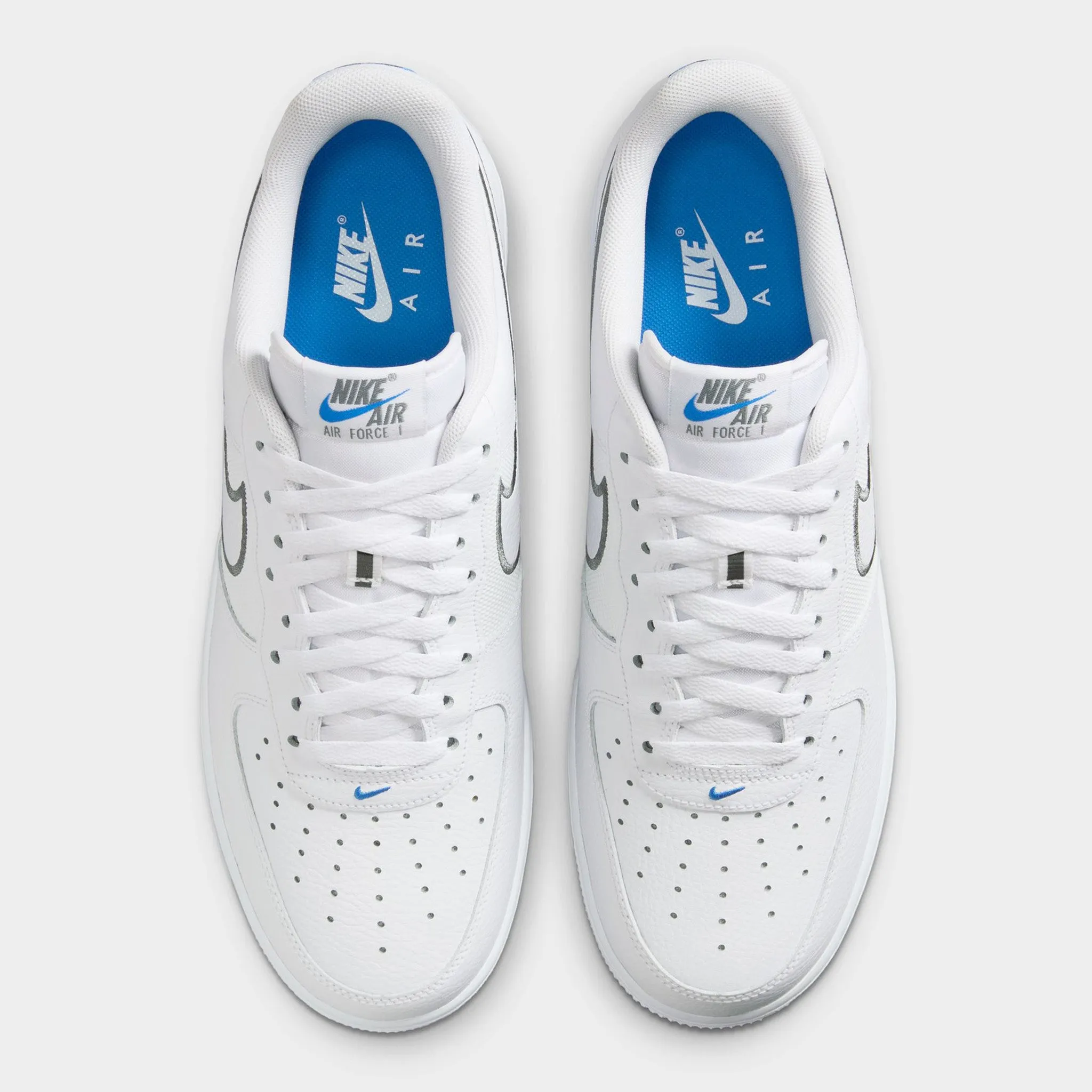 Nike Air Force 1 '07 White / Cool Grey - Photo Blue Style focused