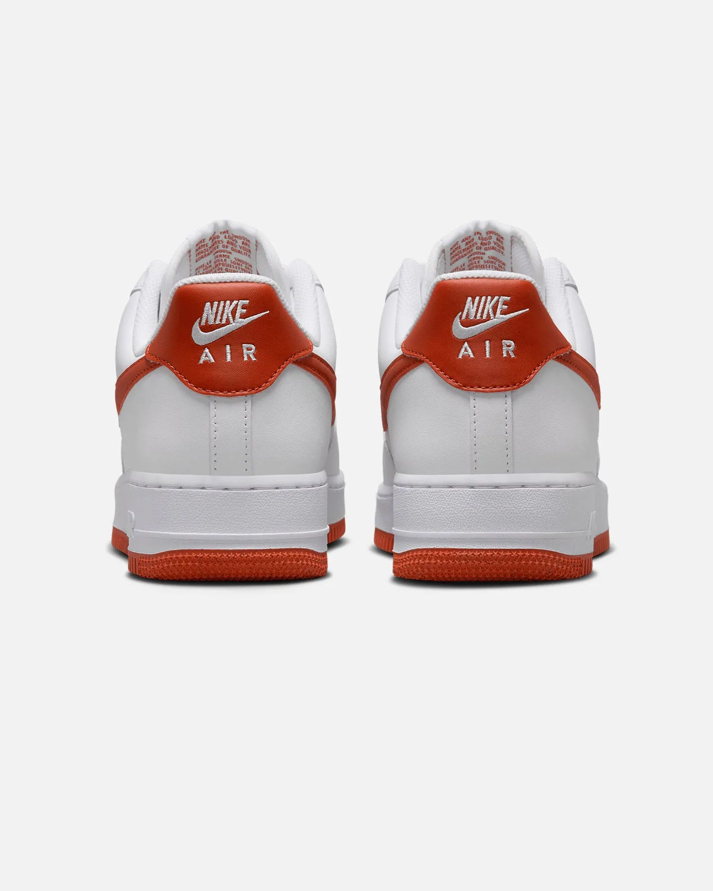 Nike Air Force 1 '07 White/Dragon Red Modern Bold Core Support