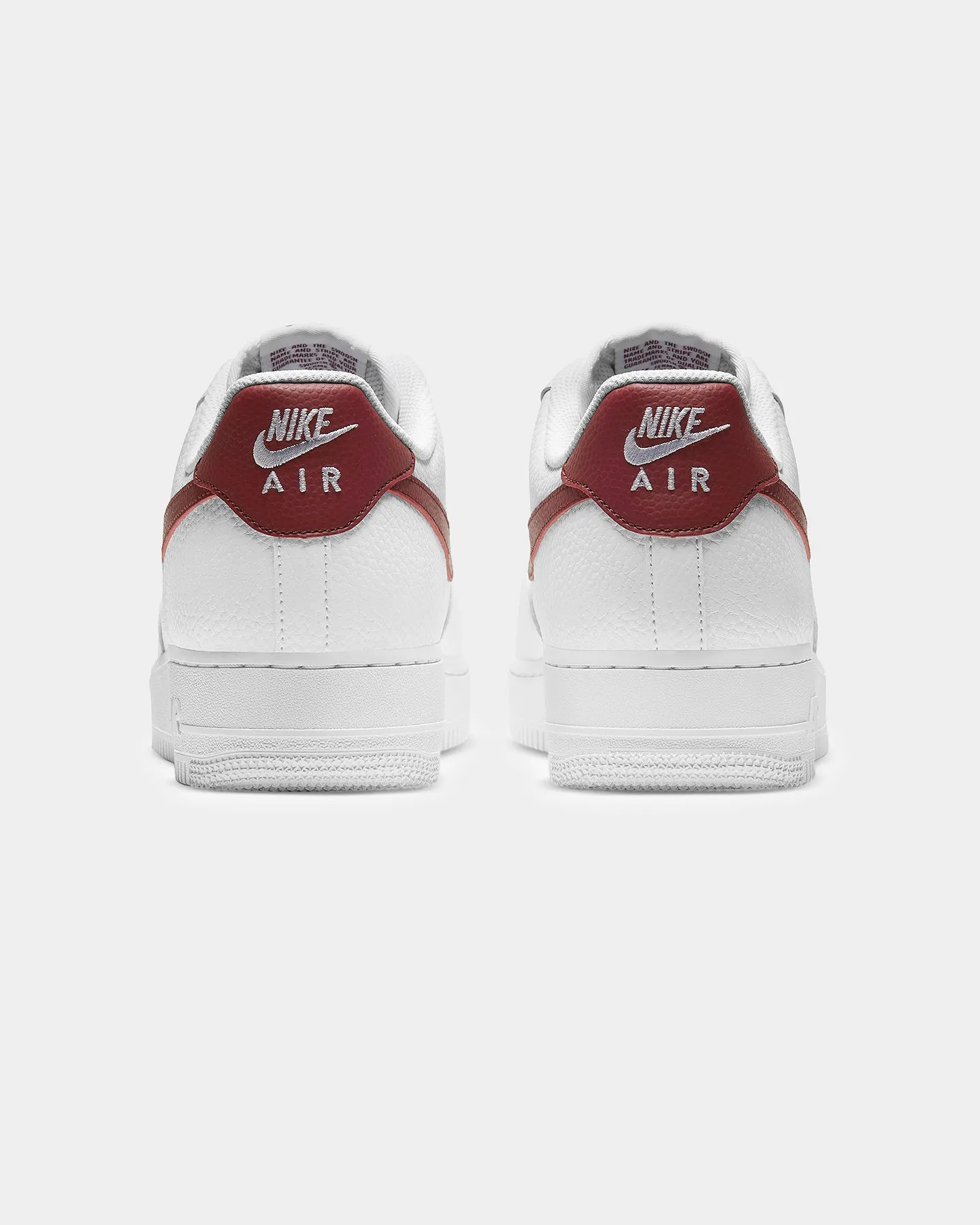 Nike Air Force 1 '07 White/Team Red Virtual Step High Top