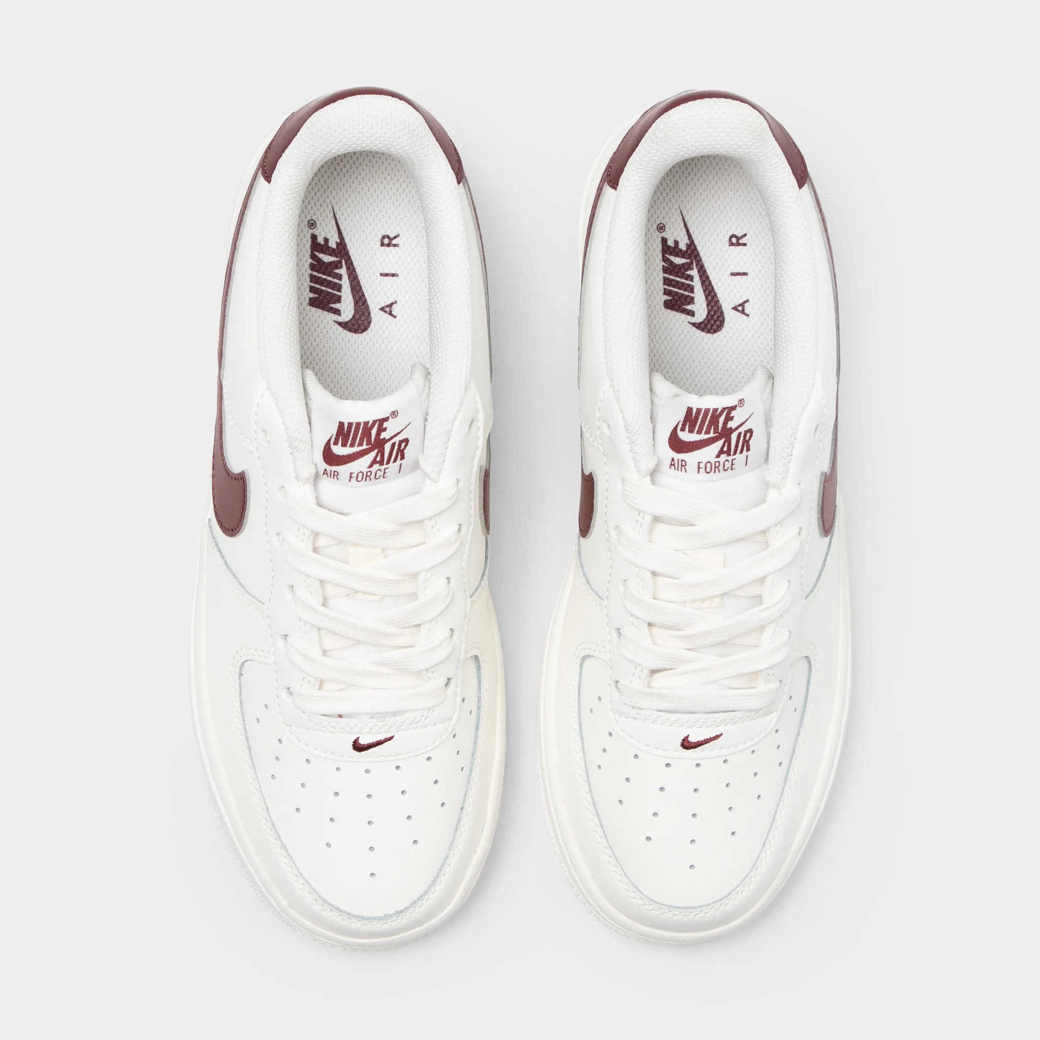Nike Air Force 1 GS Sail / Dark Team Red Denim Ease