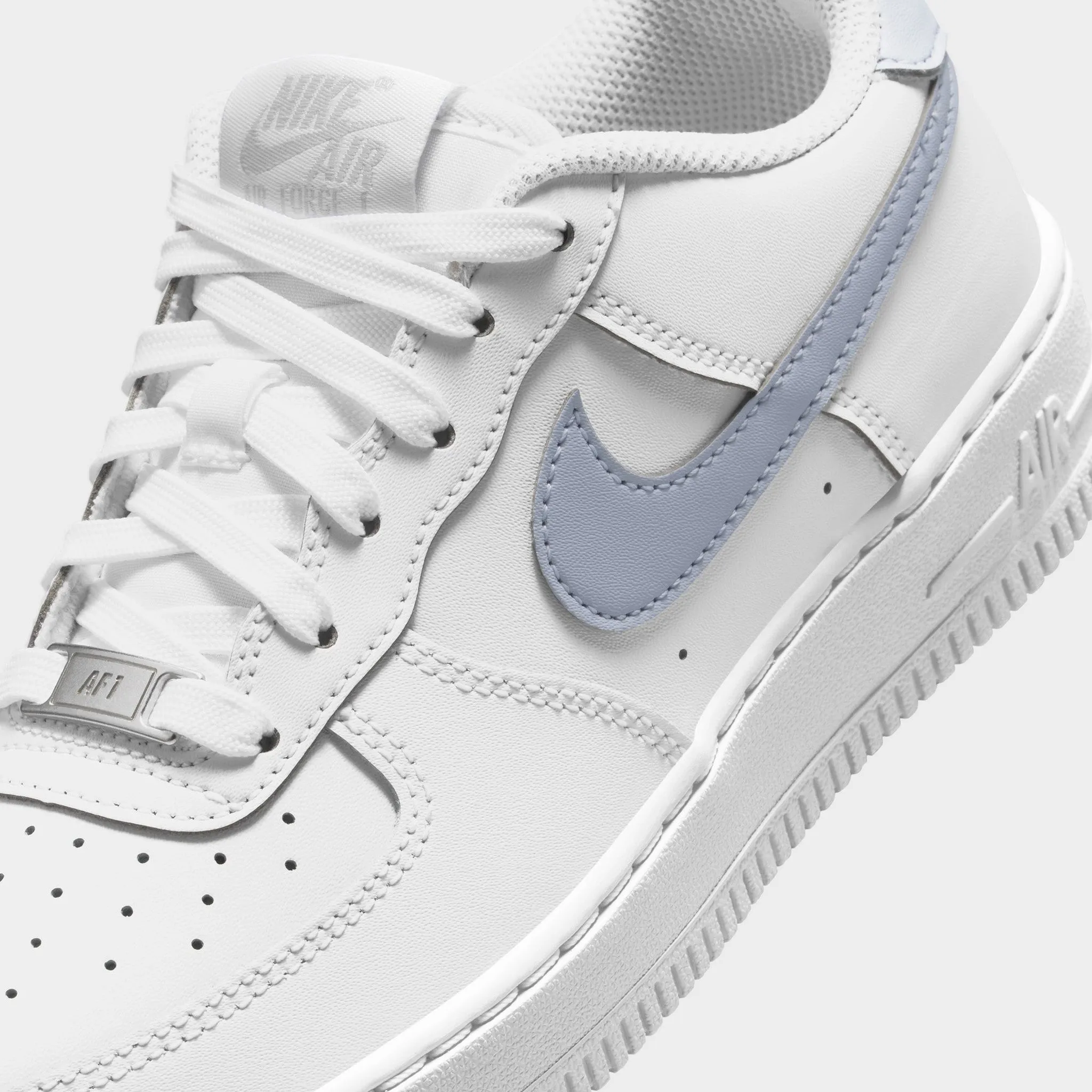 Nike Air Force 1 GS White / Ghost Smooth Padding