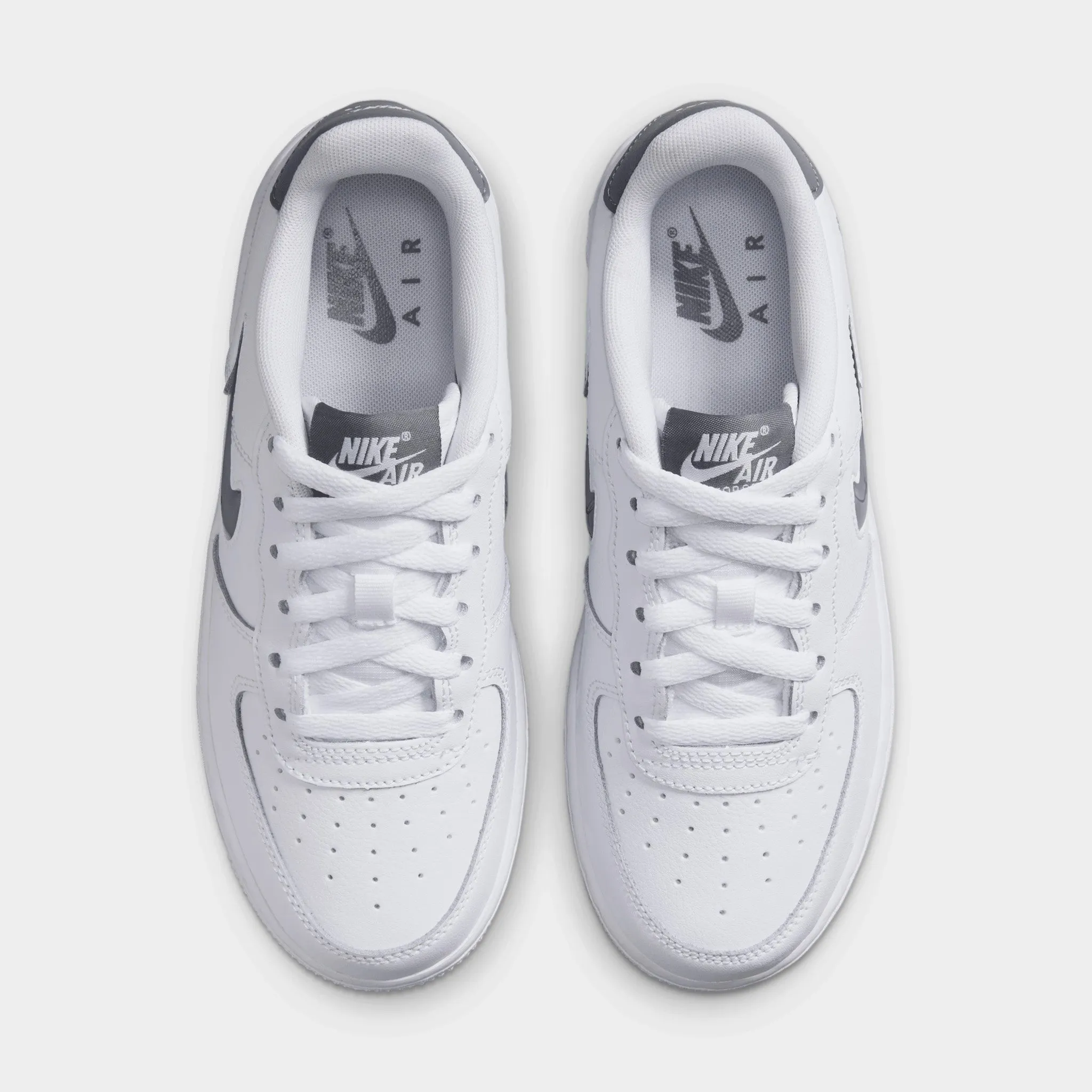 Pastel tone Nike Air Force 1 GS White / Smoke Grey