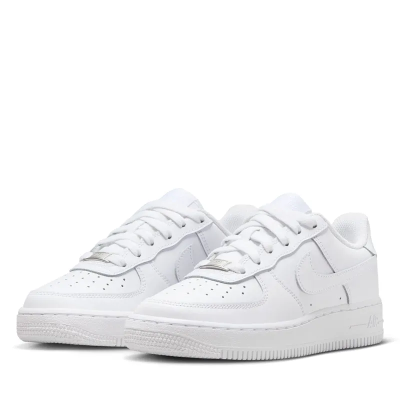 Nike Air Force 1 LE (GS) - White/White Lightweight Cushioning
