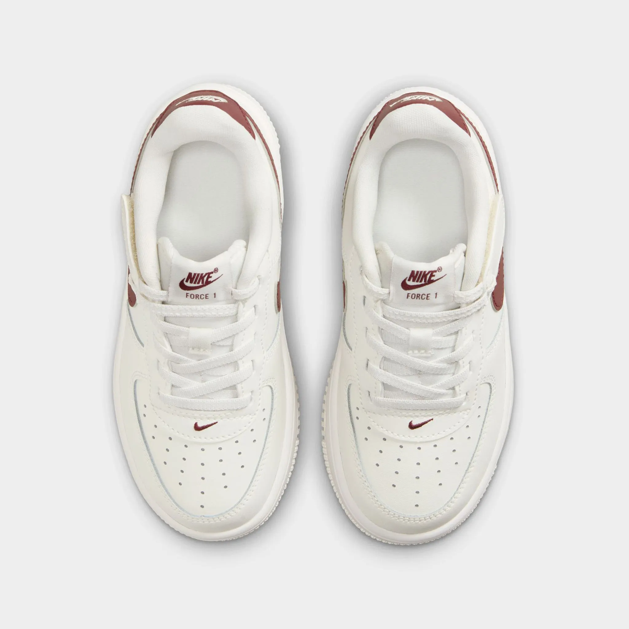 Nike Air Force 1 Low EasyOn PS Sail / Dark Team Red Comfort Grip