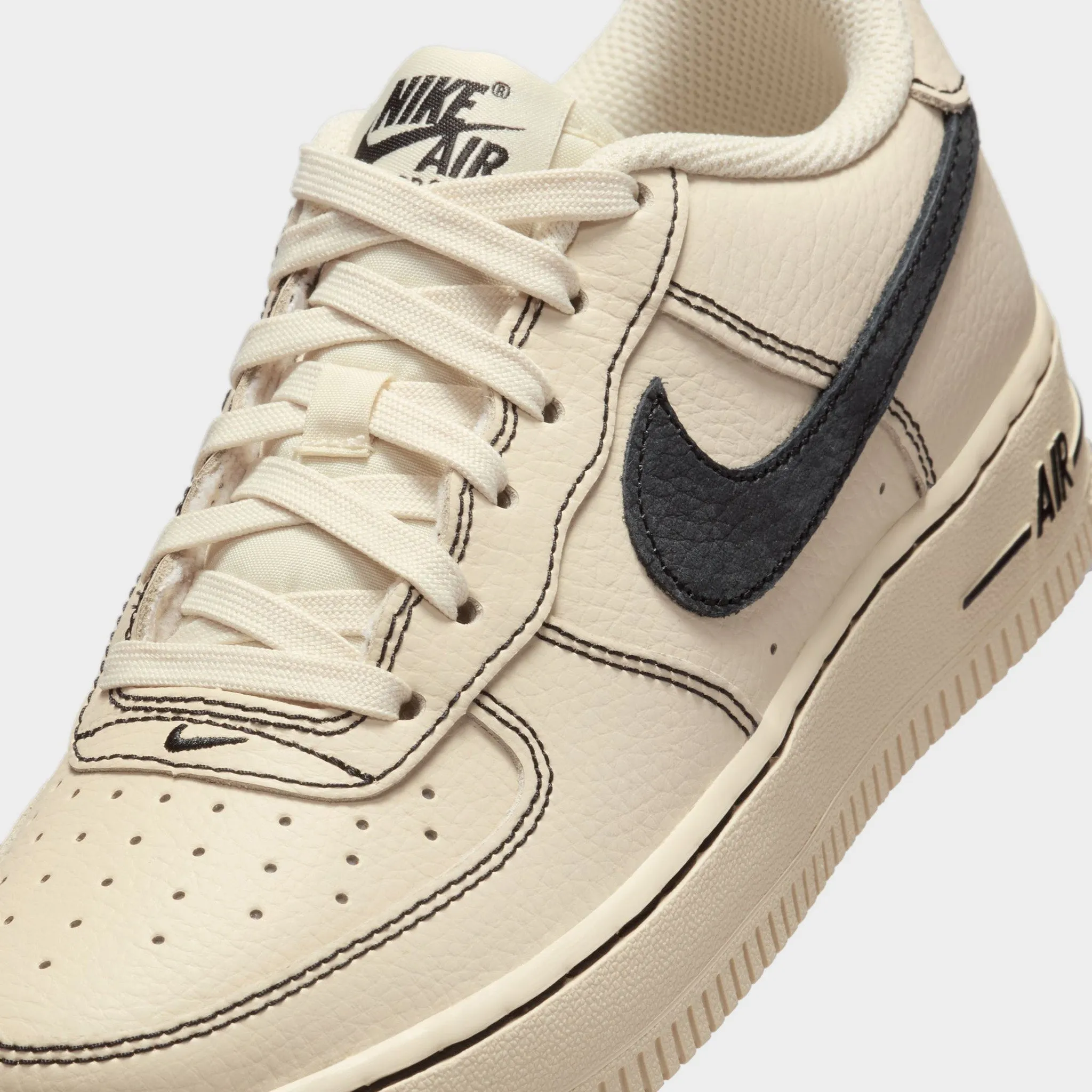 Nike Air Force 1 LV8 4 GS Light Khaki / Black Balance Core Arch support