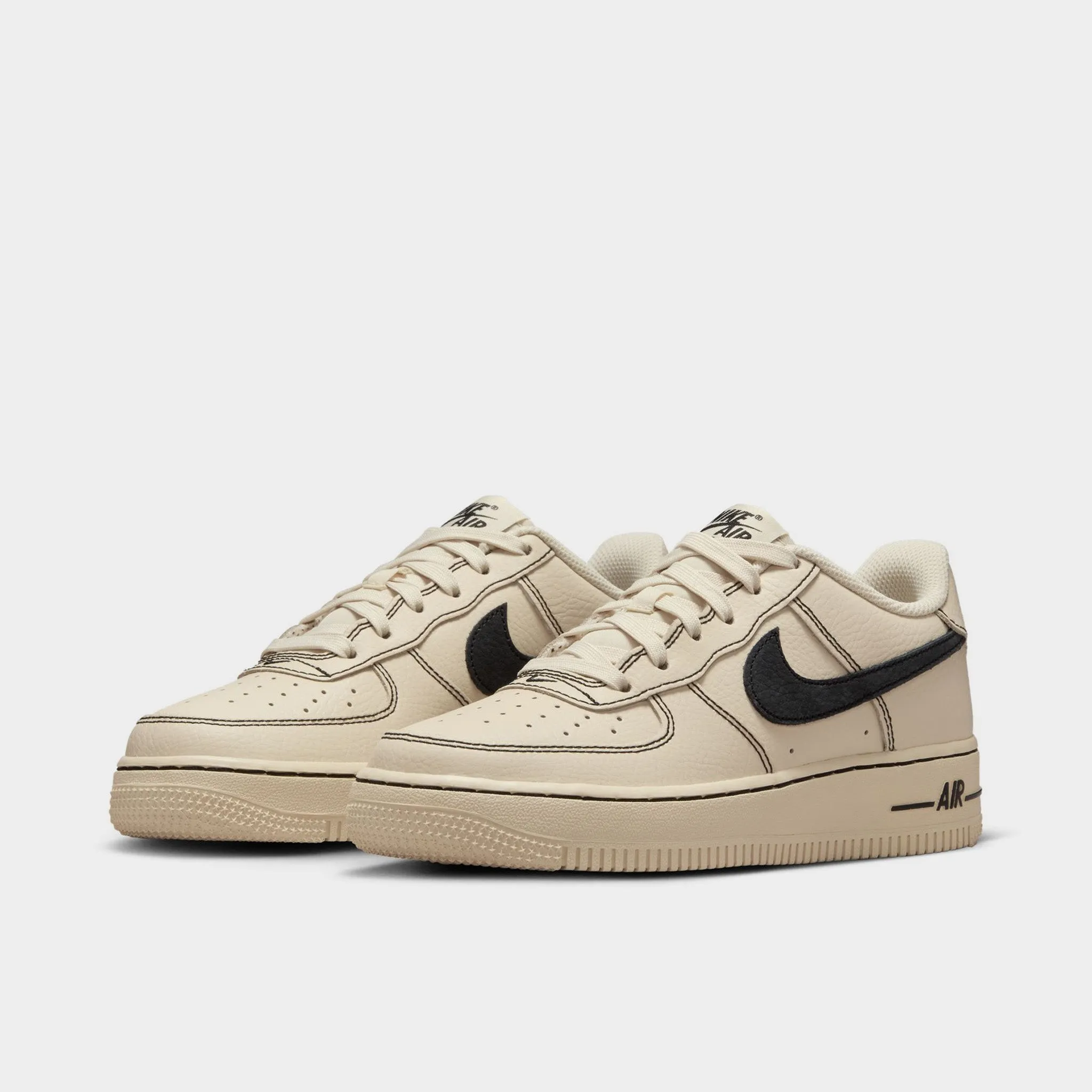 Active Fit Fit Daily Nike Air Force 1 LV8 4 GS Light Khaki / Black