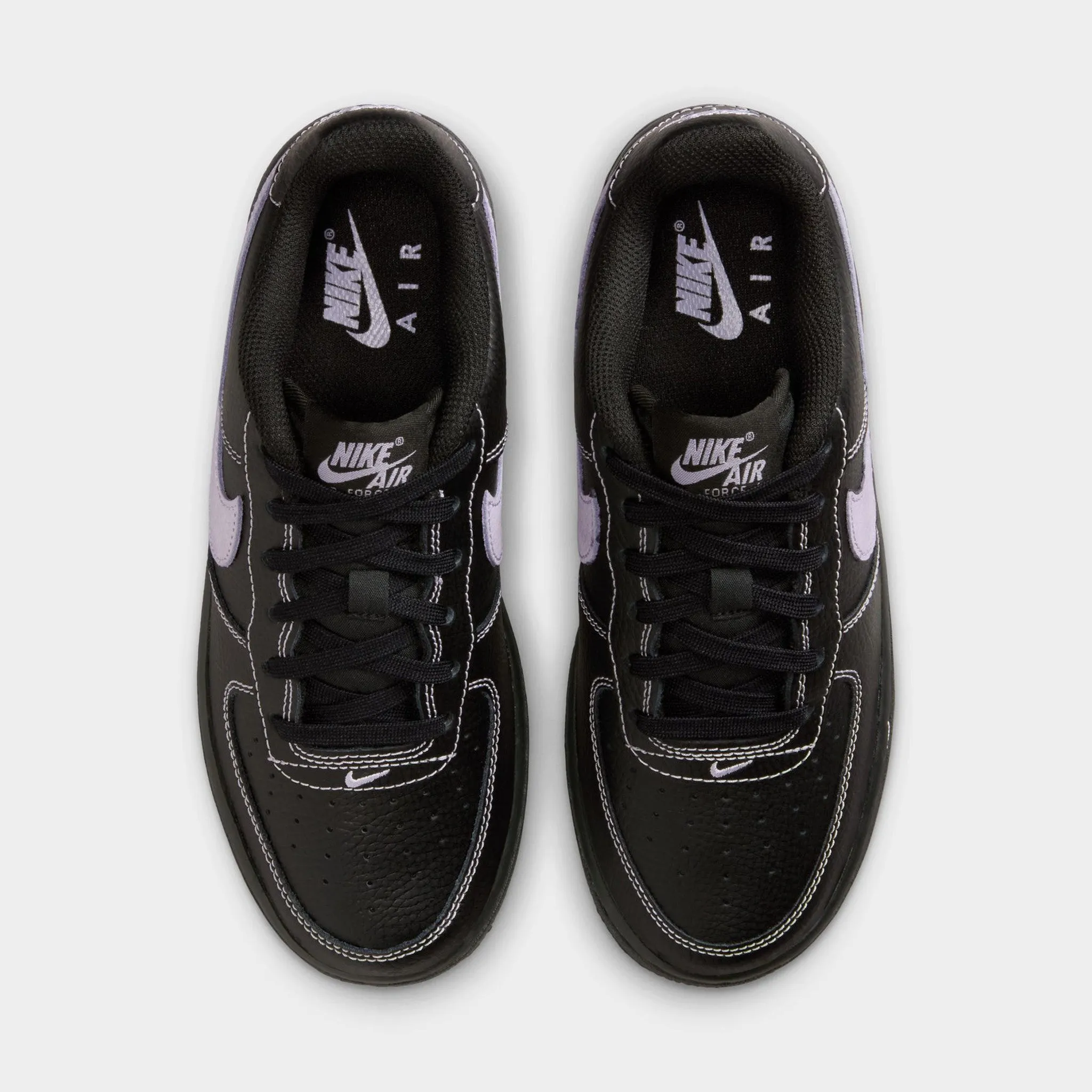 Nike Air Force 1 LV8 GS Black / Hydrangeas Slim Form