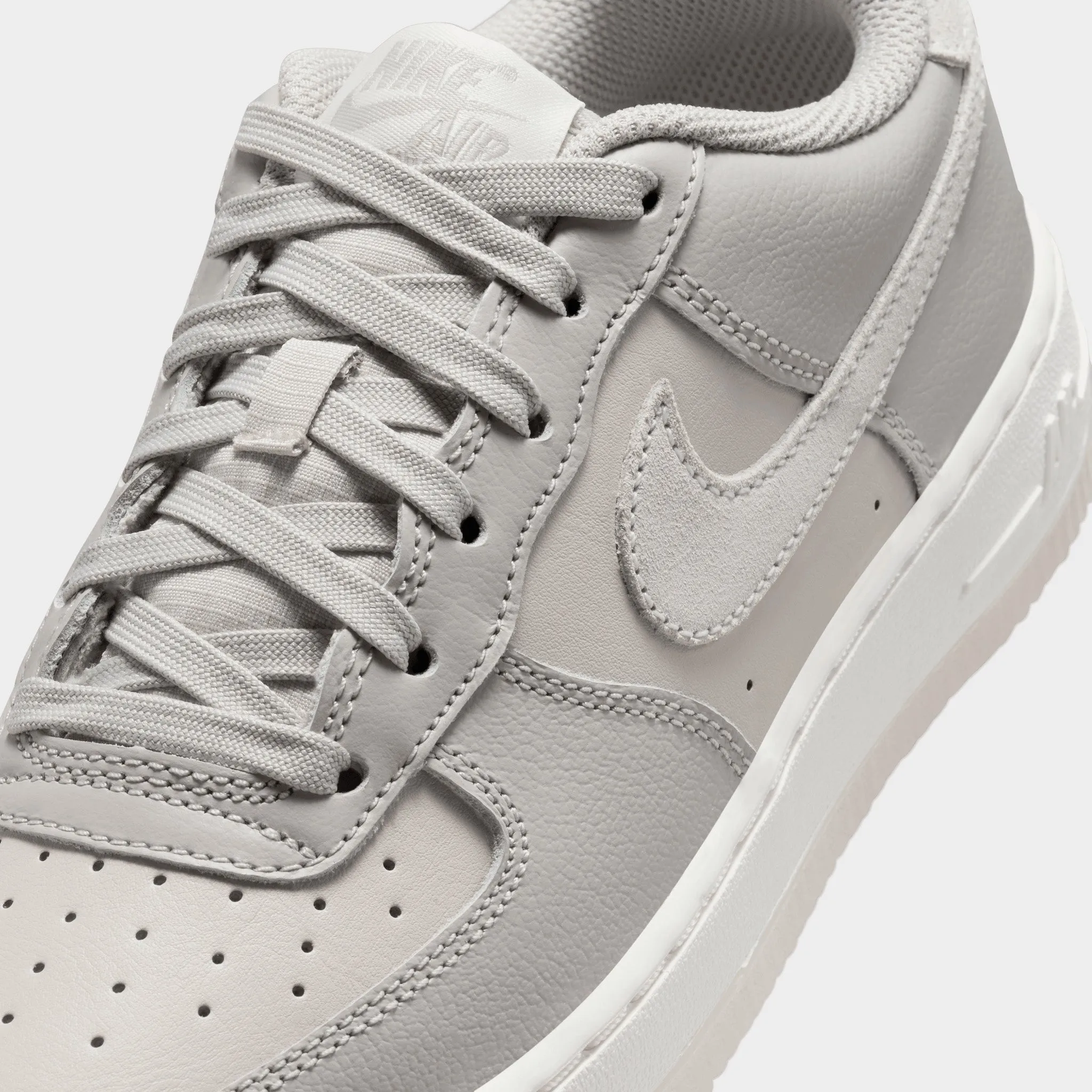 Mesh Cool Nike Air Force 1 LV8 GS Light Bone / Summit White - Light Iron Ore