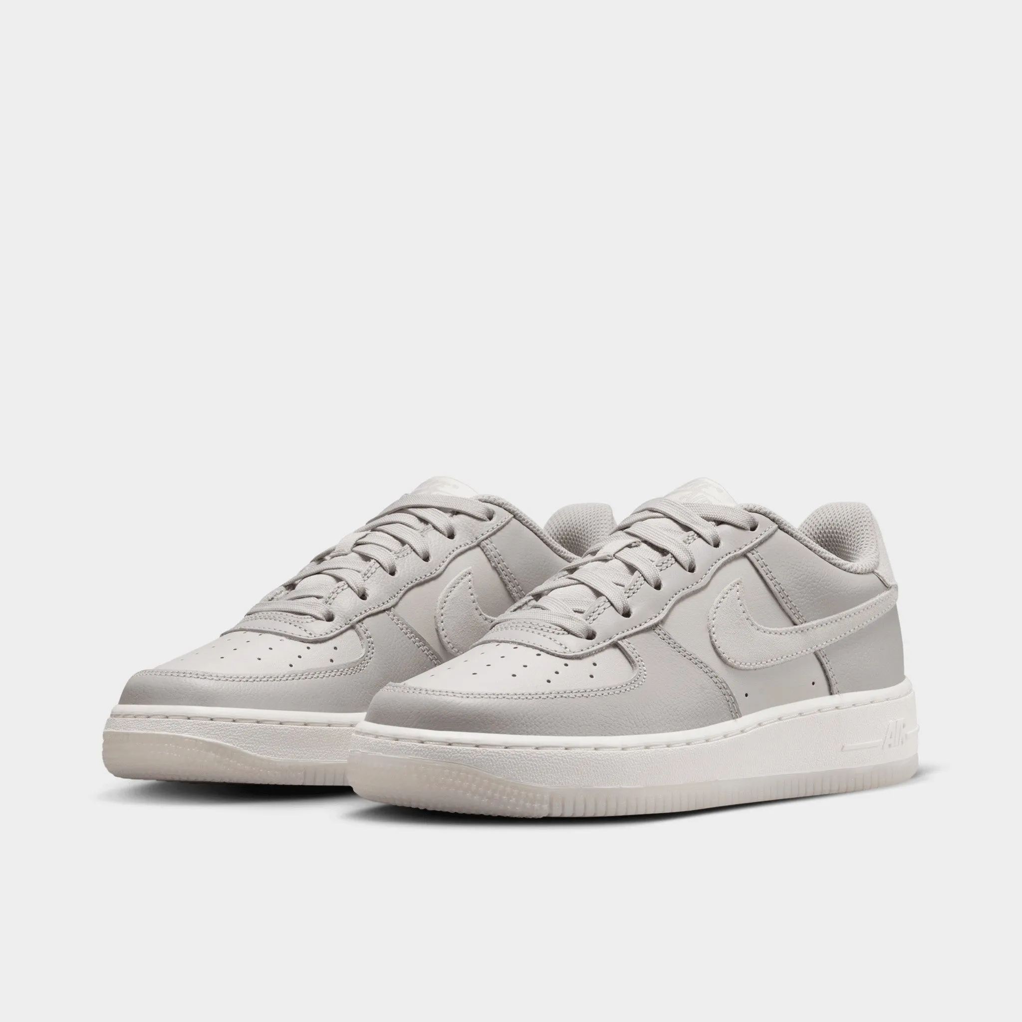 Nike Air Force 1 LV8 GS Light Bone / Summit White - Light Iron Ore Urban Minimal