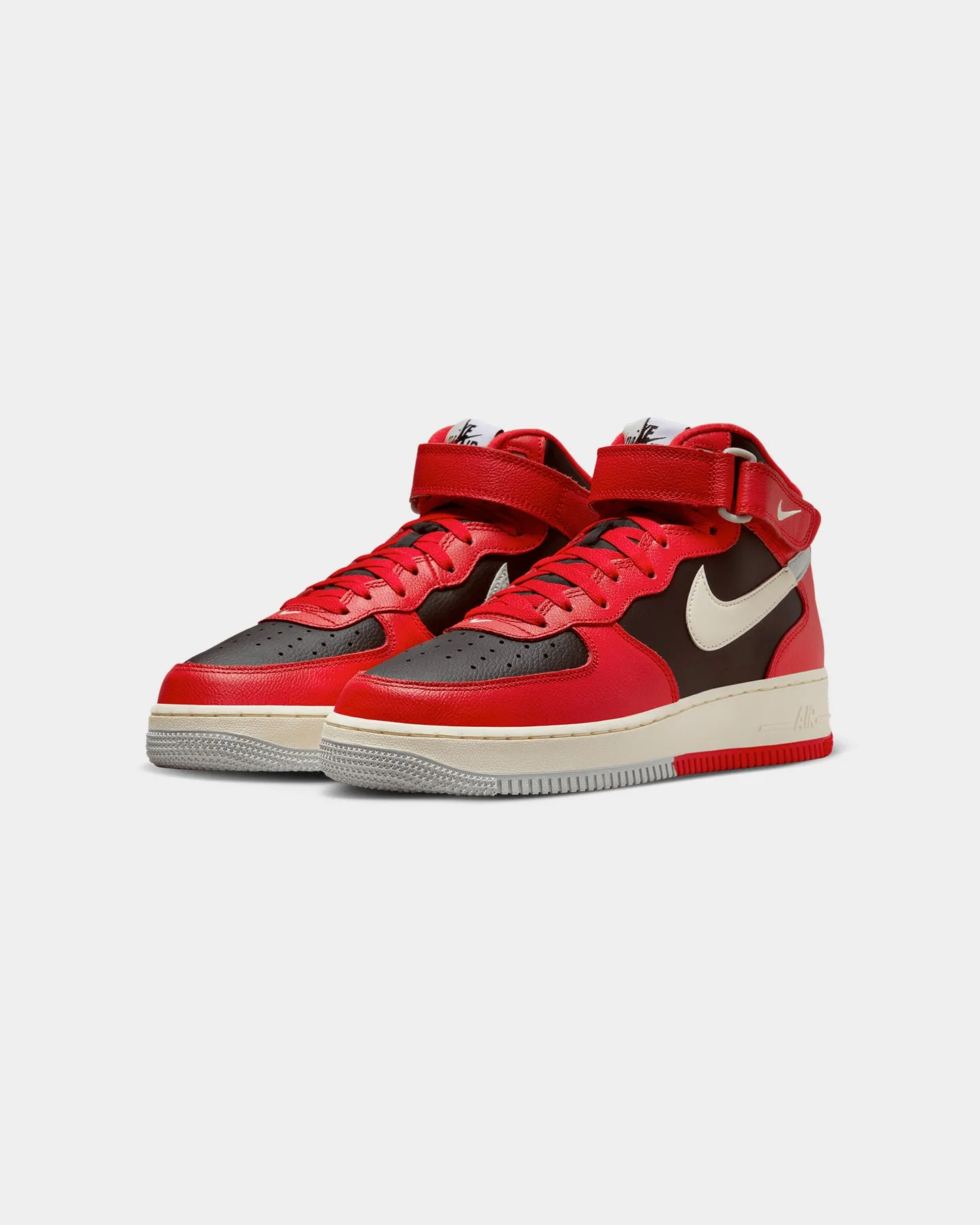 Nike Air Force 1 Mid '07 LV8 "Bred" Black/Coconut Milk/University Red Calm Step