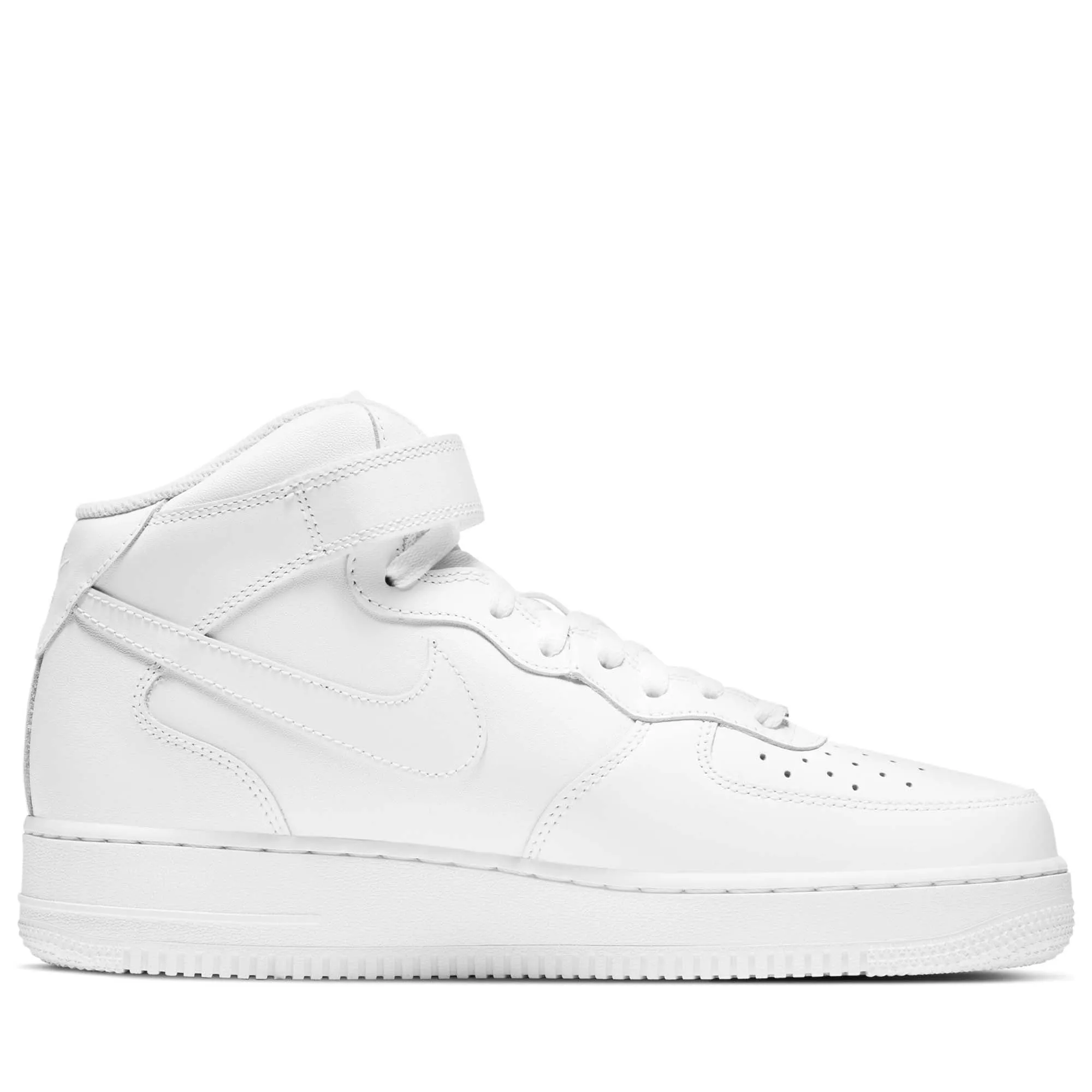 Multi Layer Cushioning Everyday Performance Nike Air Force 1 Mid '07 - White/White