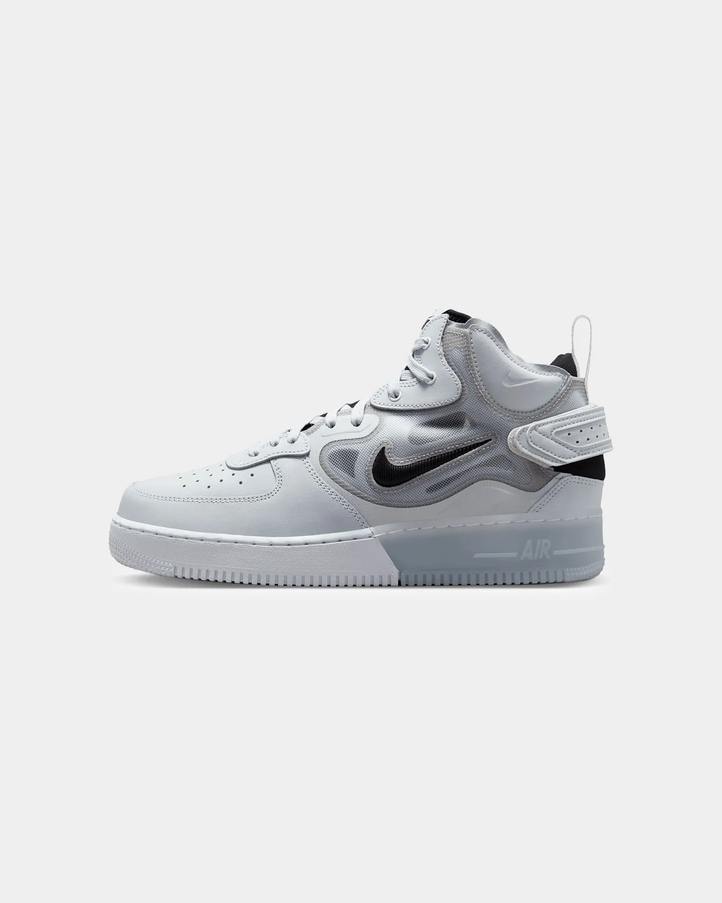 Nike Air Force 1 Mid React Pure Platinum/Blue Rock Guard