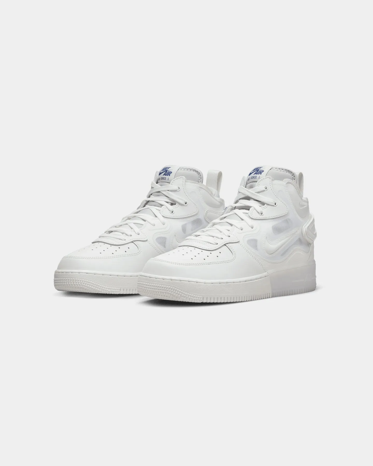 Nike Air Force 1 Mid React Summit White Concert Mood Wave Flow