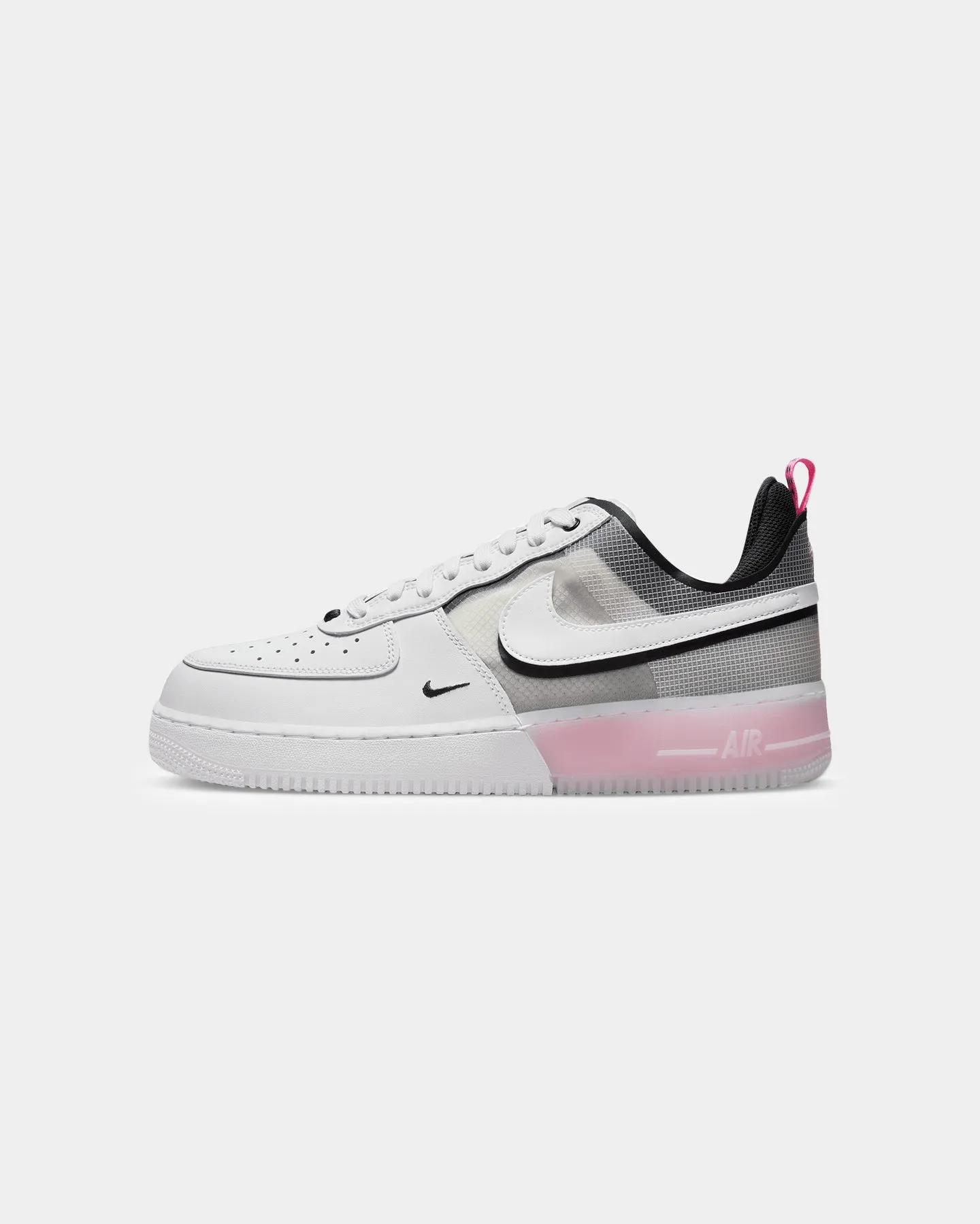 Nike Air Force 1 React White/White-Black Love Path Air Boost