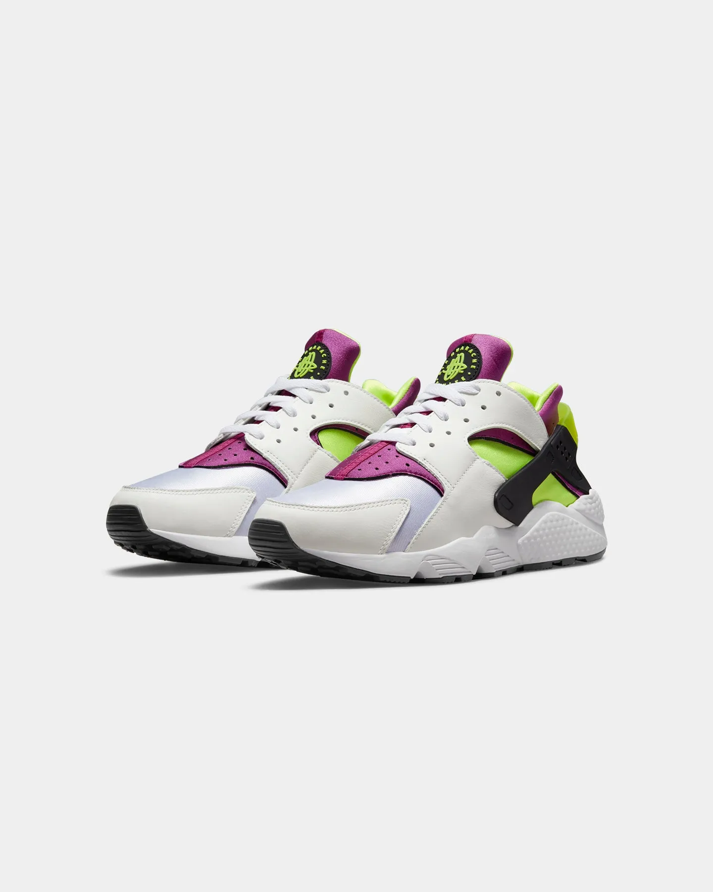Nike Air Huarache White/Neon Yellow Cold Safe