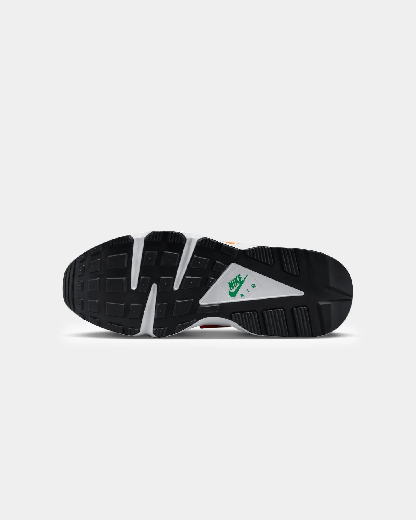Nike Air Huarache White/Safety Orange Kick Power Deep Grip