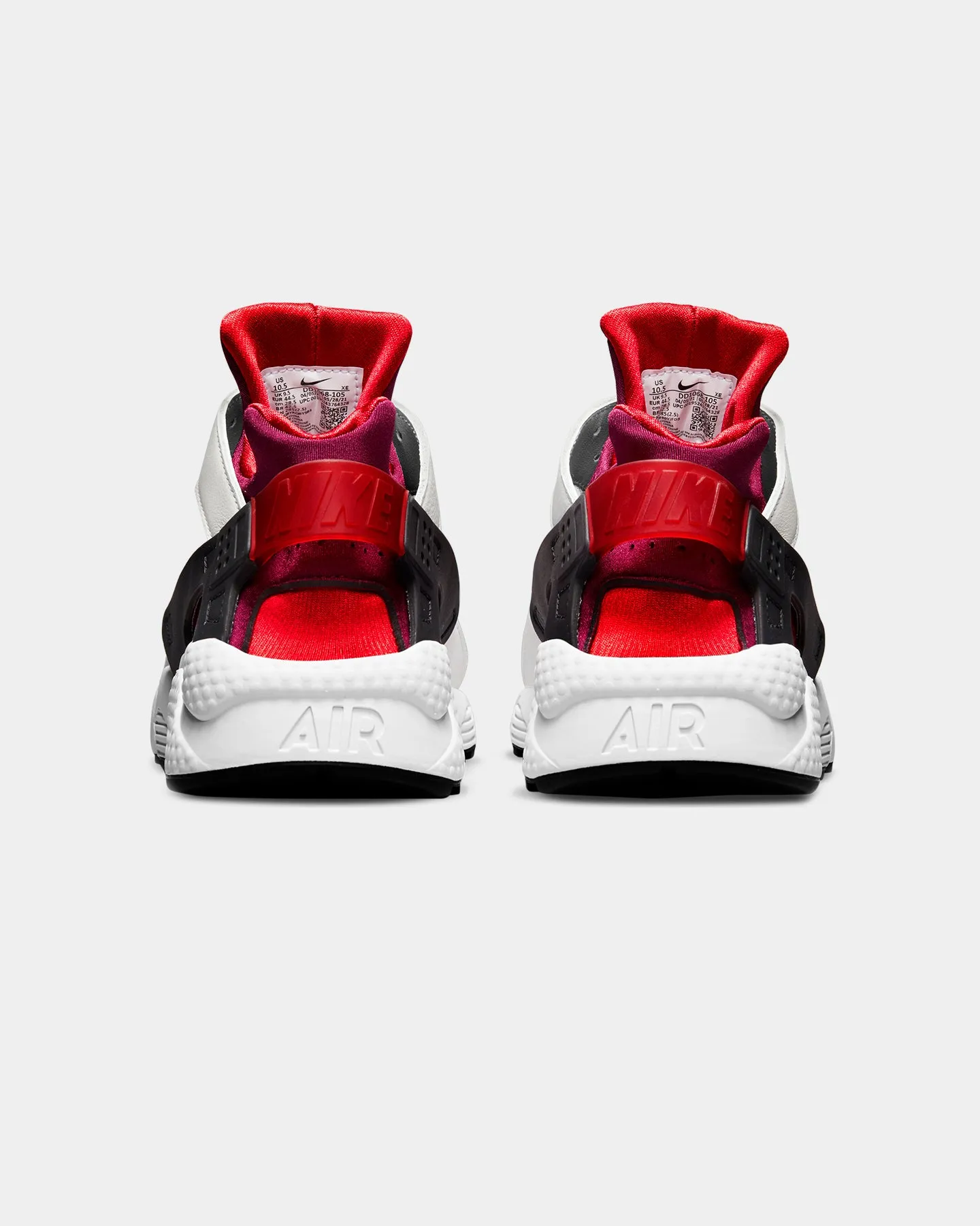 Nike Air Huarache White/Varsity Red Road grip Wide toe box
