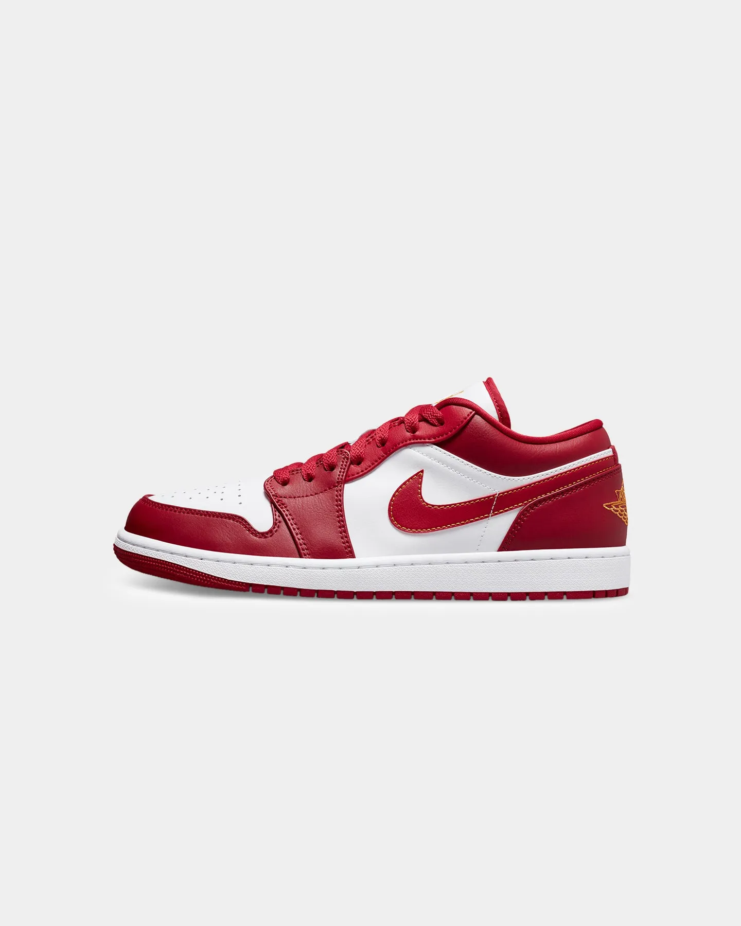 Nike Air Jordan 1 Low "Cardinal Red" Cardinal Red/Light Curry/White Impact Resistance