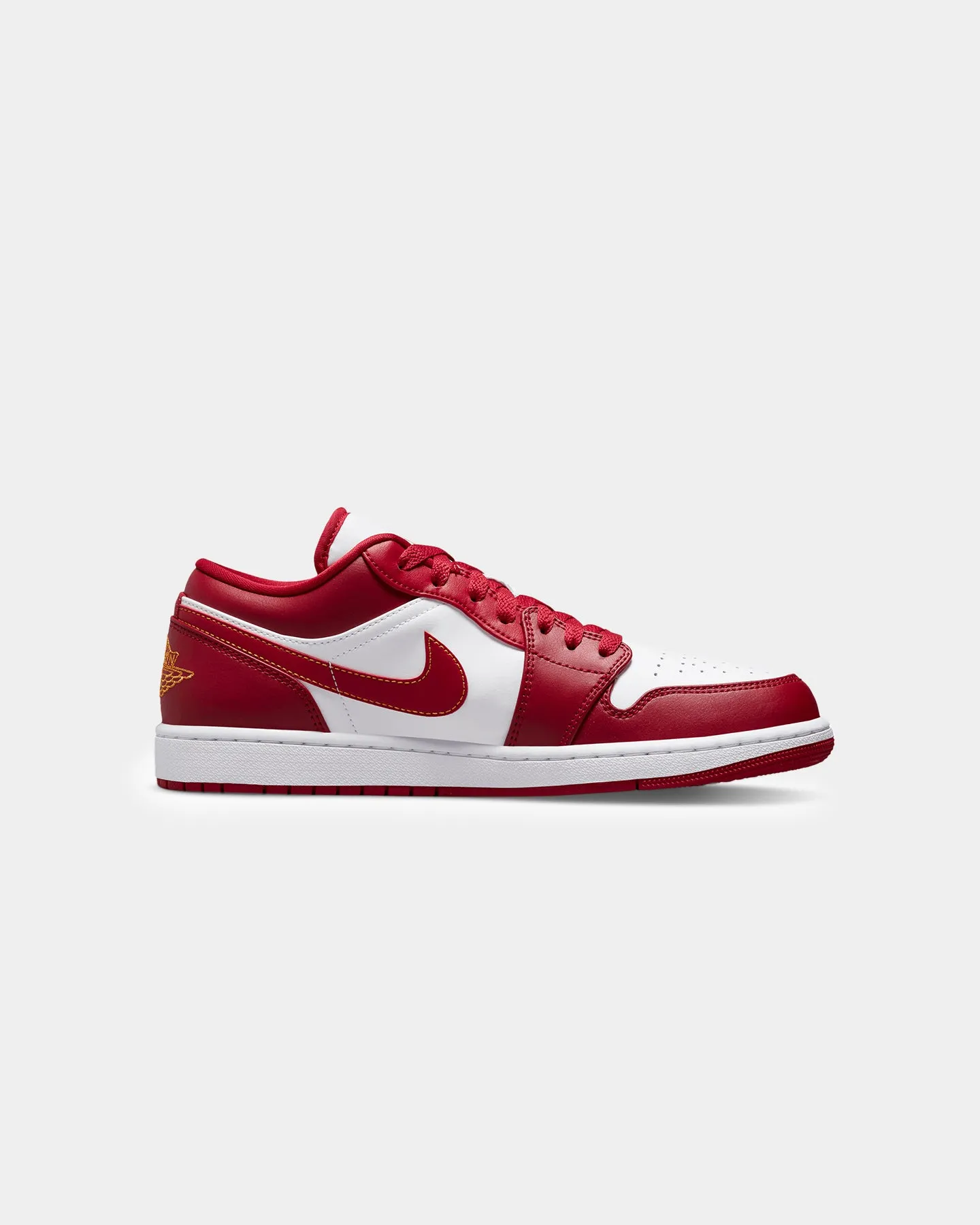 Wet Grip Nike Air Jordan 1 Low "Cardinal Red" Cardinal Red/Light Curry/White