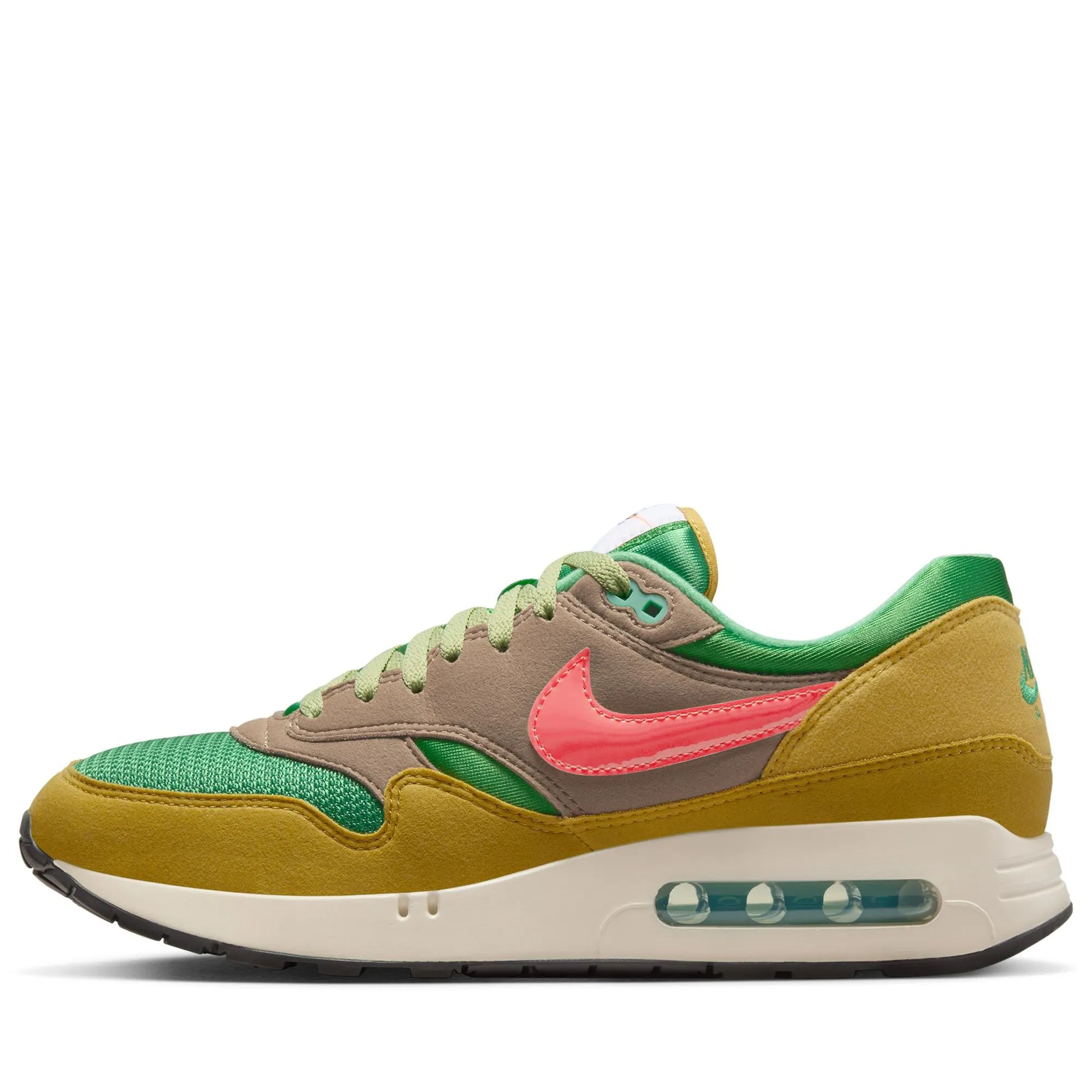 Nike Air Max 1 '86 Premium - Classic Green/Ember Glow Water Resistant Construction Fast Flow