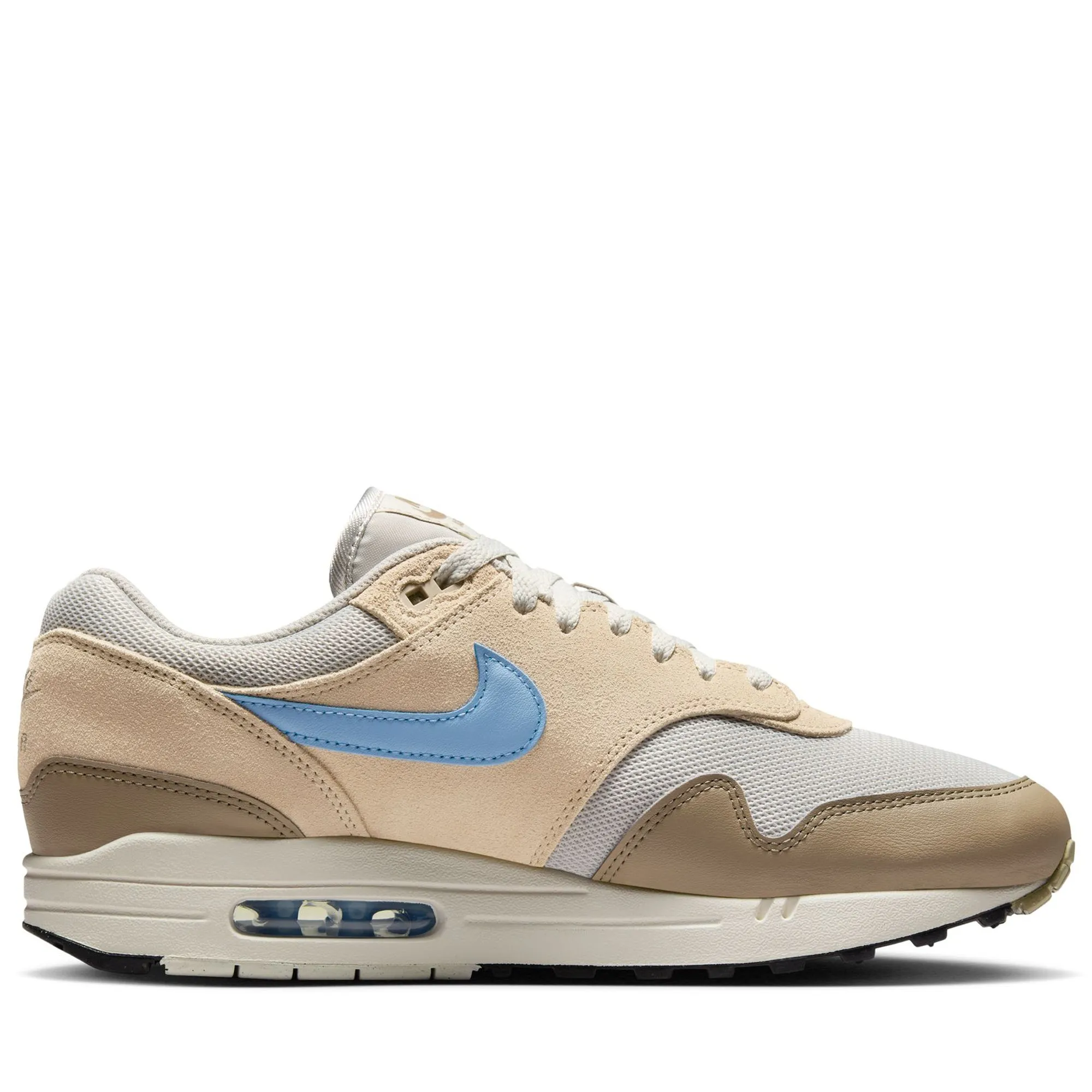 Nike Air Max 1 Essential - Light Bone/Psychic Blue Torsion Rigidity System Hyper Responsive Cushioning