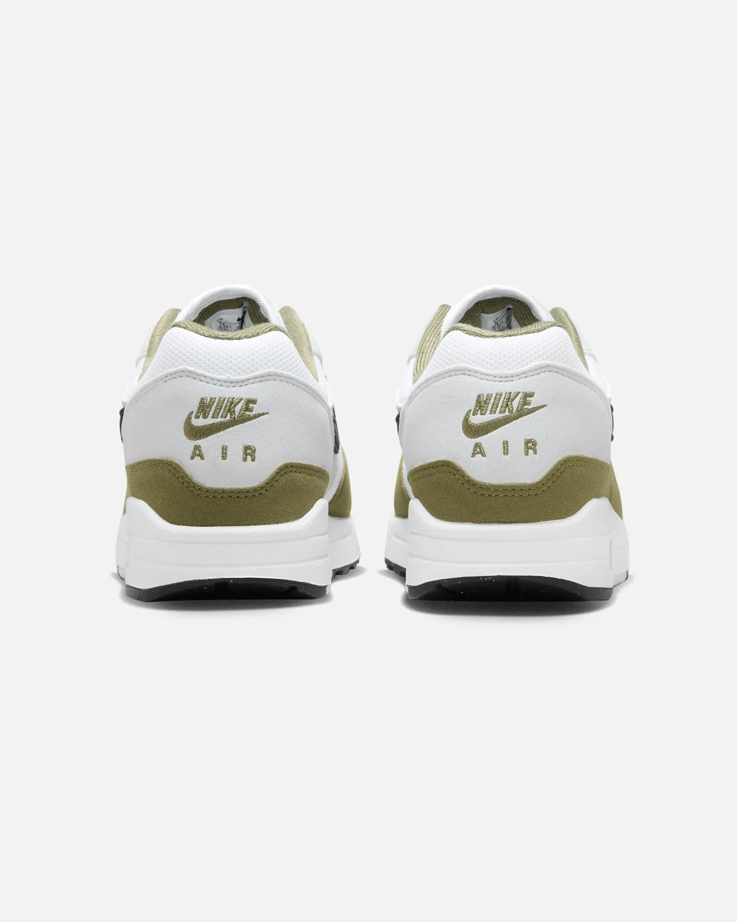 World Step Nike Air Max 1 "Medium Olive" White/Black