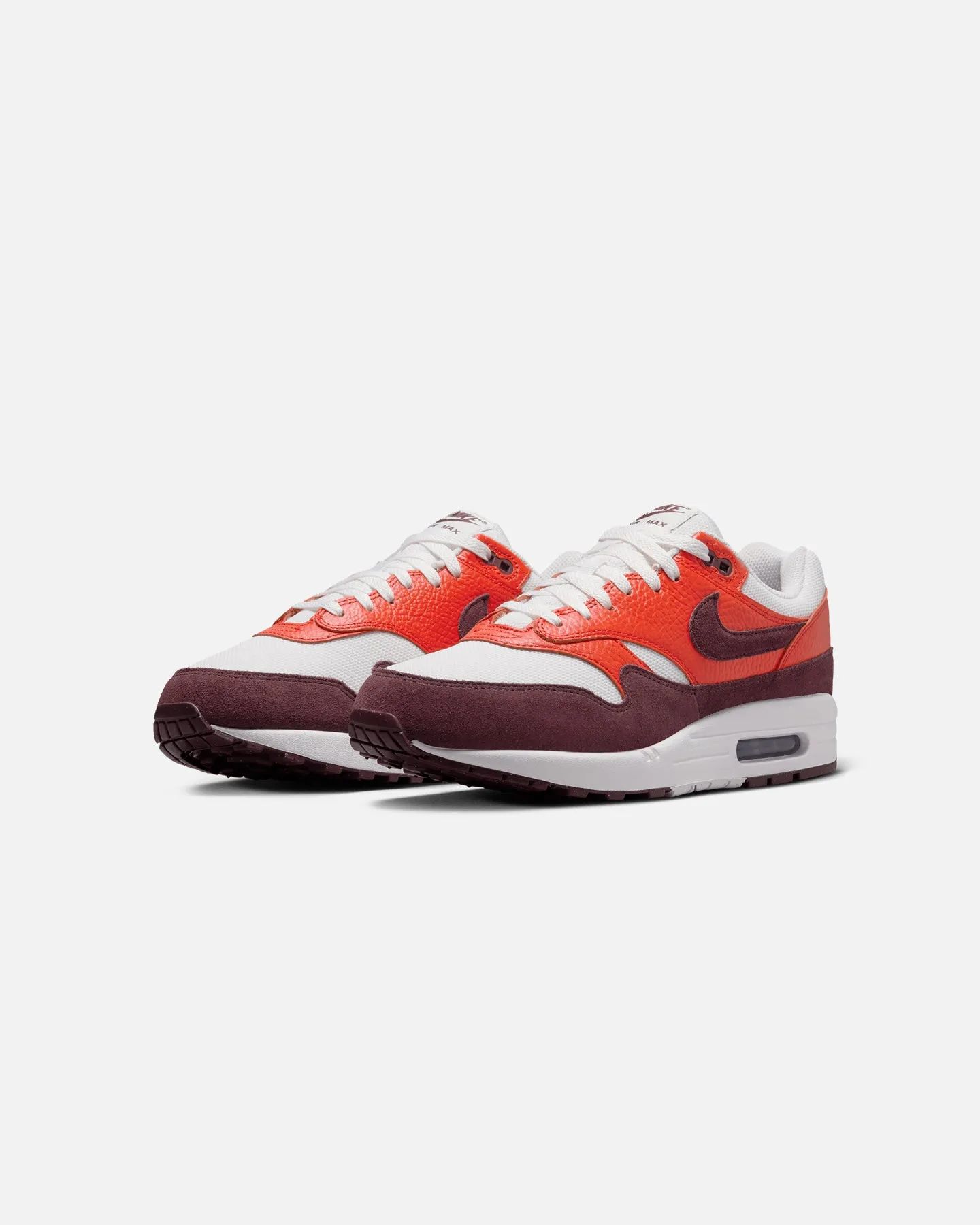 River Cross Carry Easy Nike Air Max 1 Summit White/Burgundy