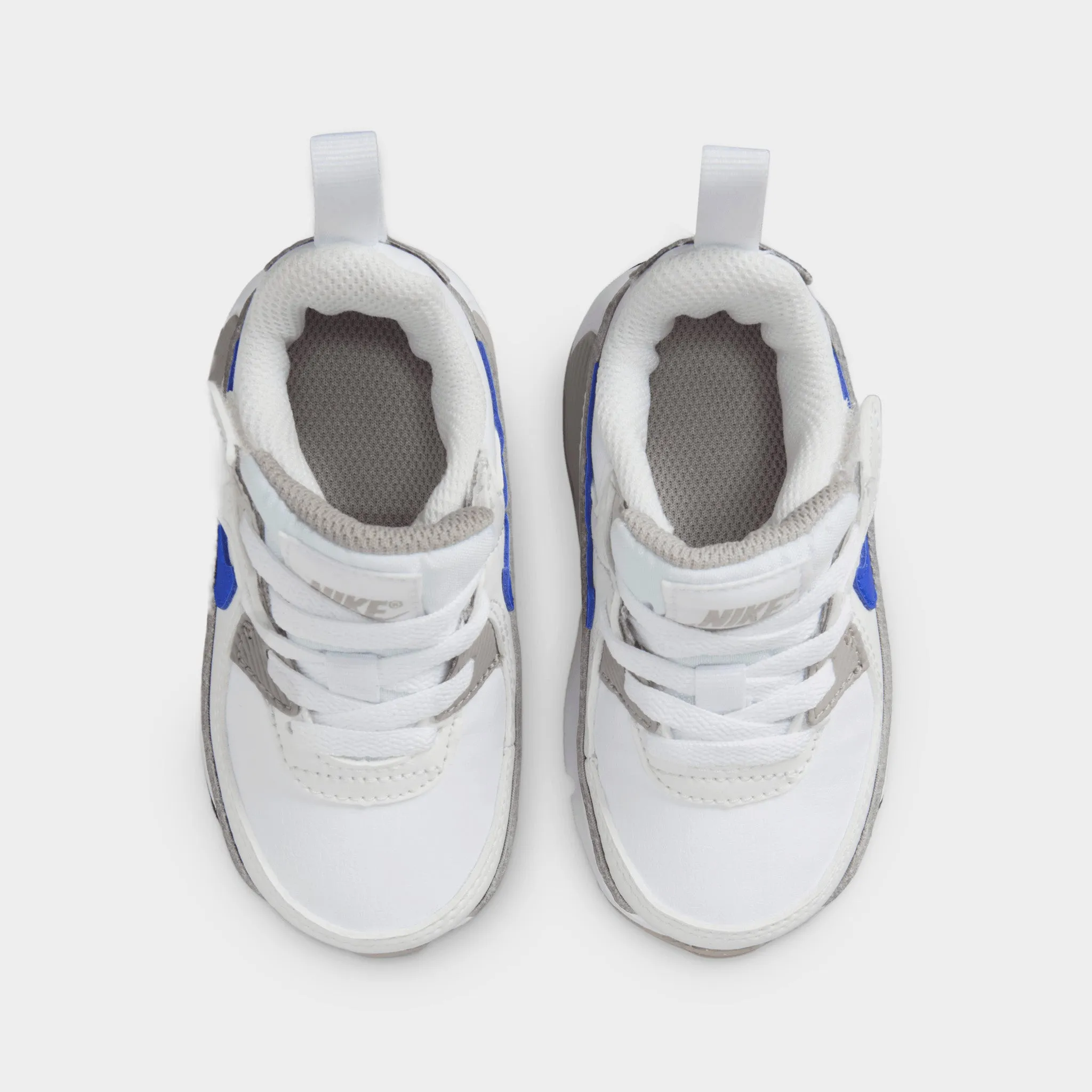 Clean Finish Easy Routine Nike Air Max 90 EasyOn TD White / Racer Blue - College Grey