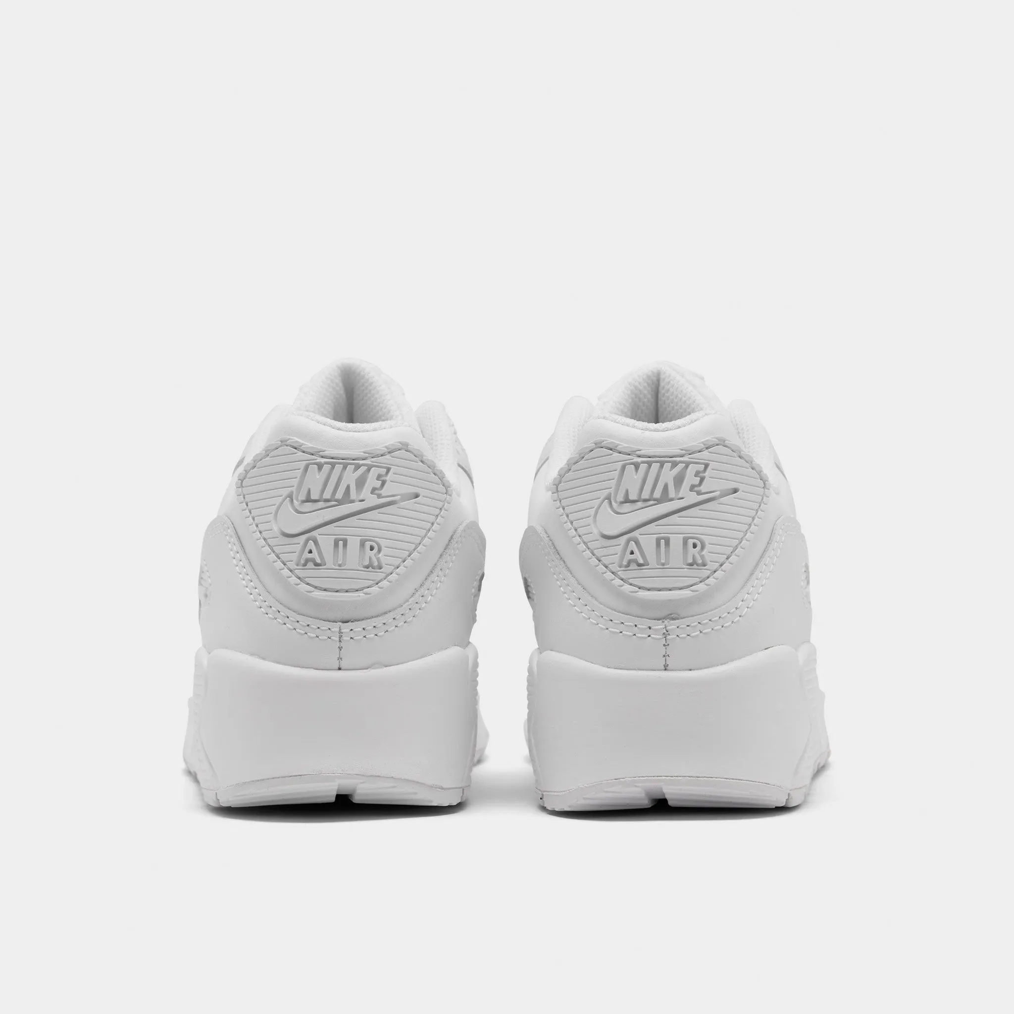 Nike Air Max 90 LTR GS White / White - Metallic Silver Red Hot
