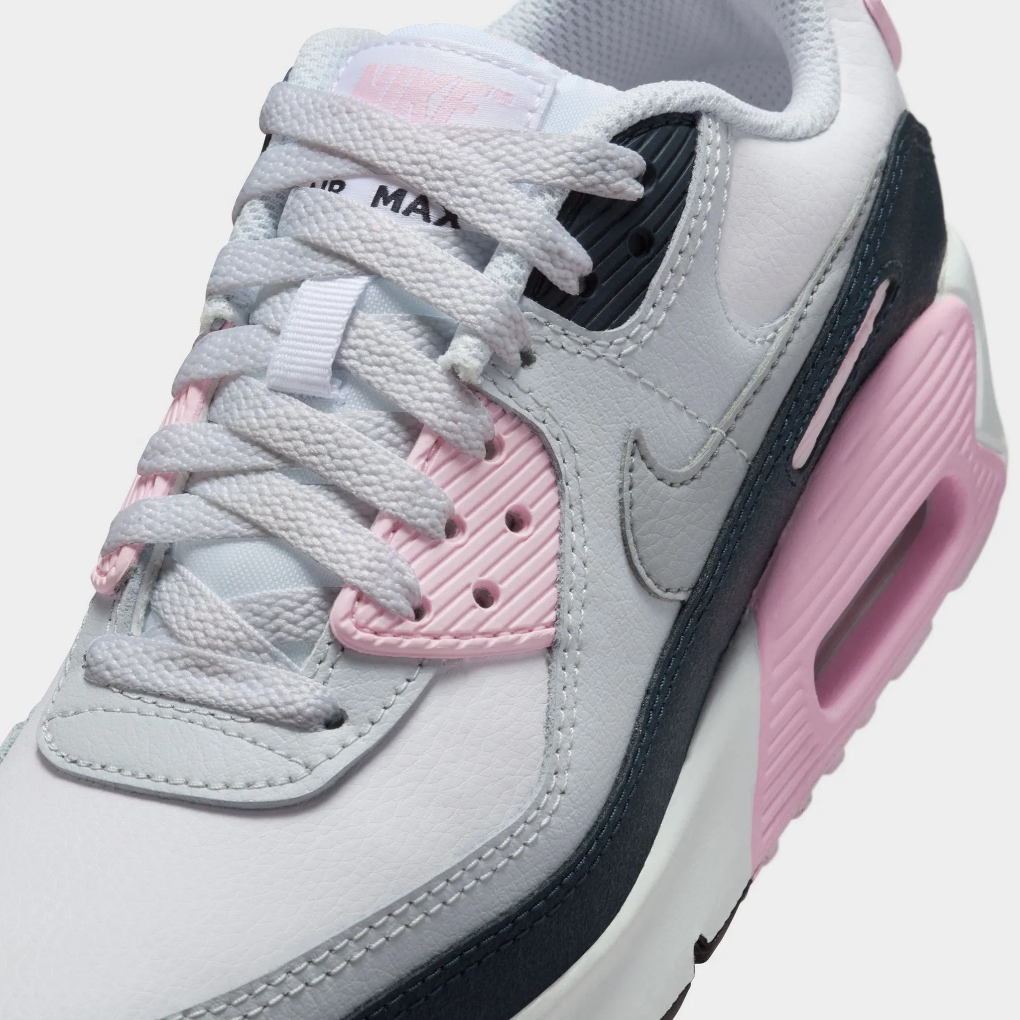 Nike Air Max 90 LTR GS White / Wolf Grey - Pink Foam Planet Mood