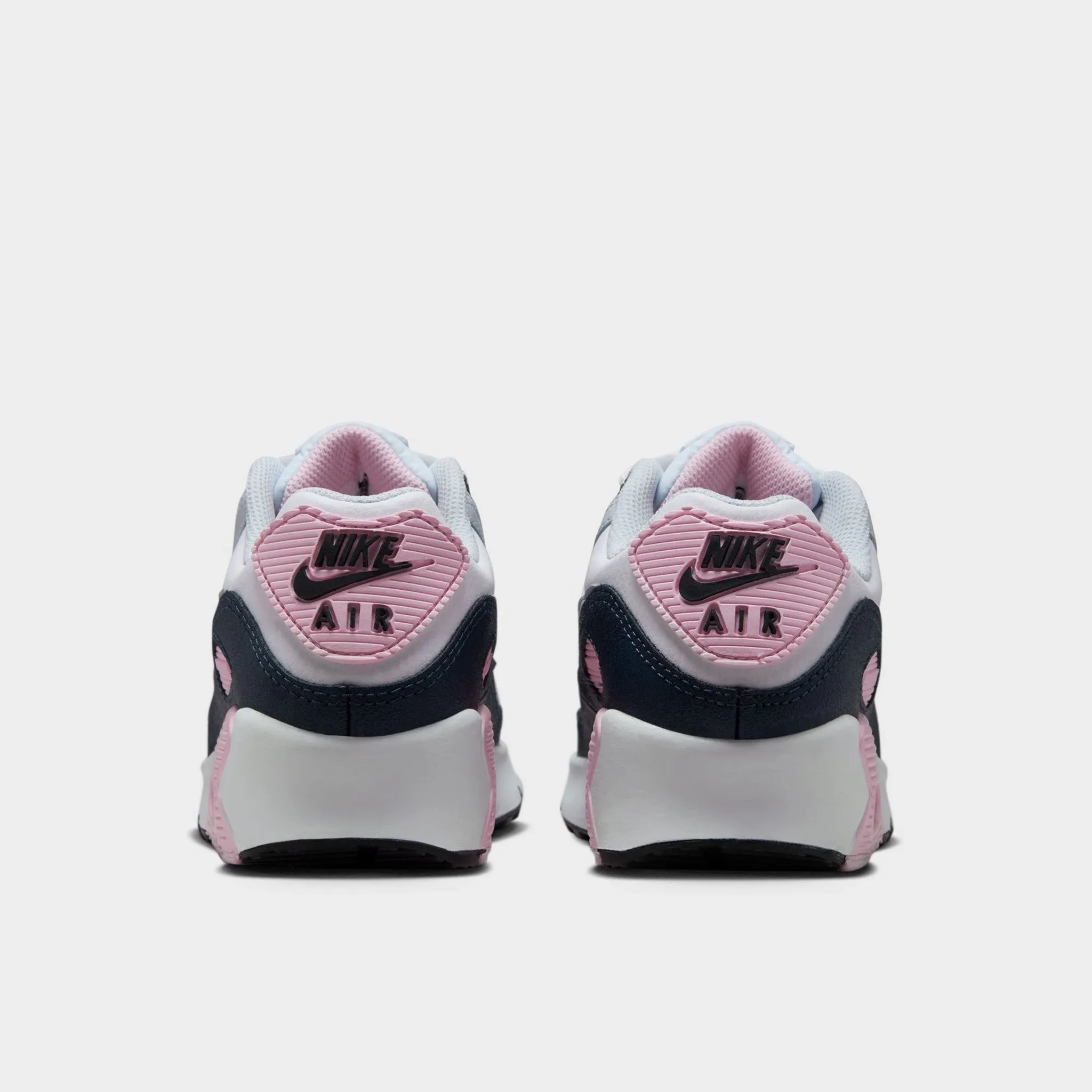 Nike Air Max 90 LTR GS White / Wolf Grey - Pink Foam Stage Pop Flexible Fit