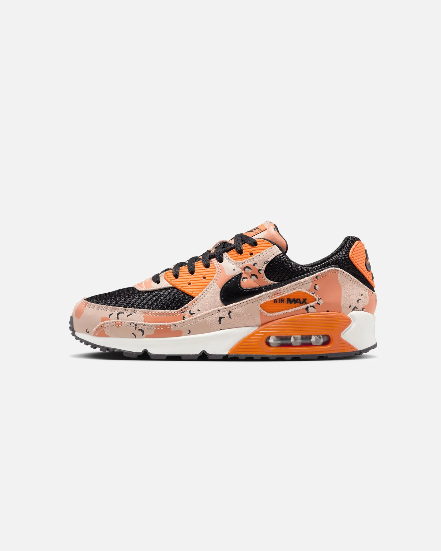 Dual Tone Festival Vibe Nike Air Max 90 Premium "Camo" Beige/Black/Safety Orange