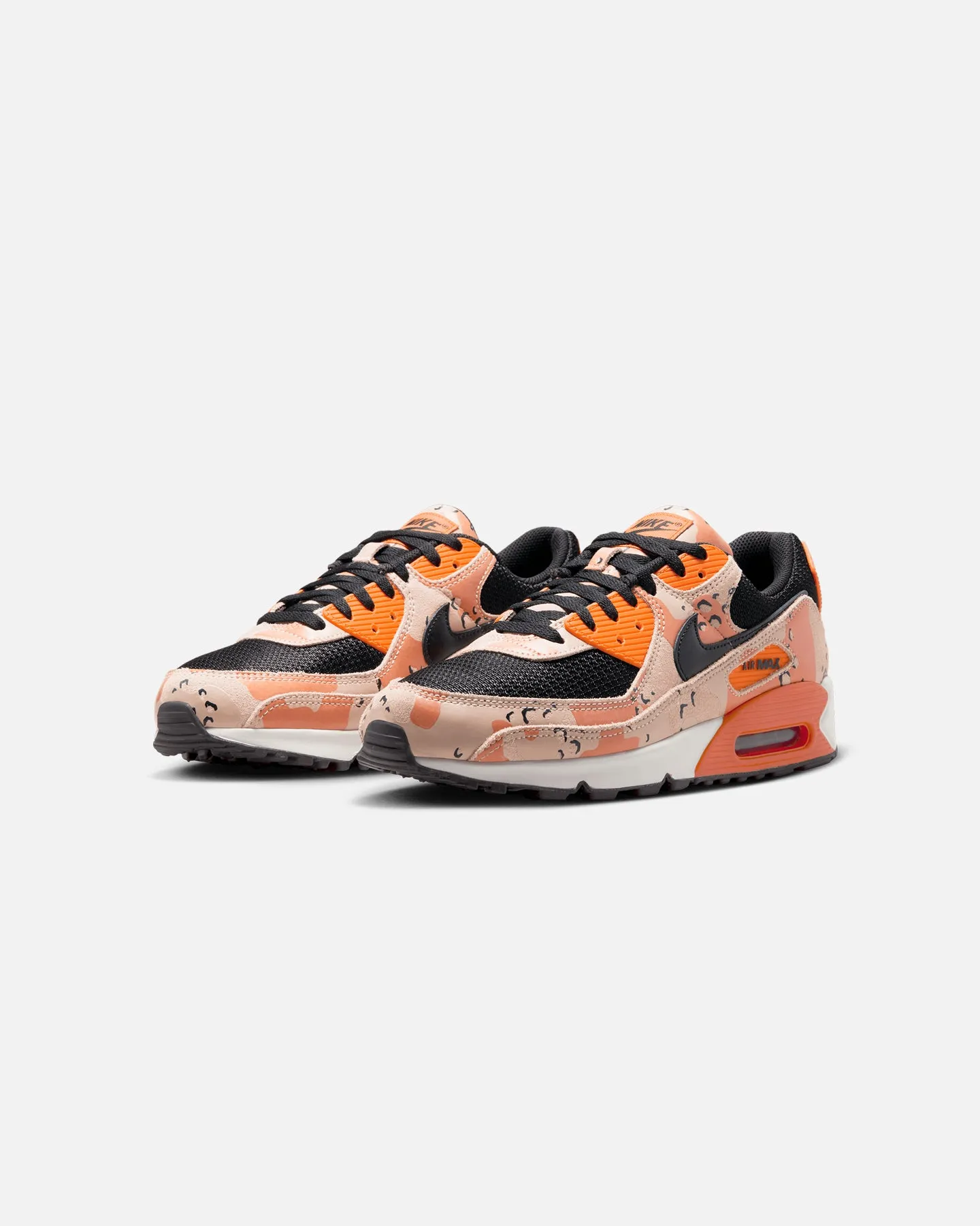 Nike Air Max 90 Premium "Camo" Beige/Black/Safety Orange Padded Storm Proof