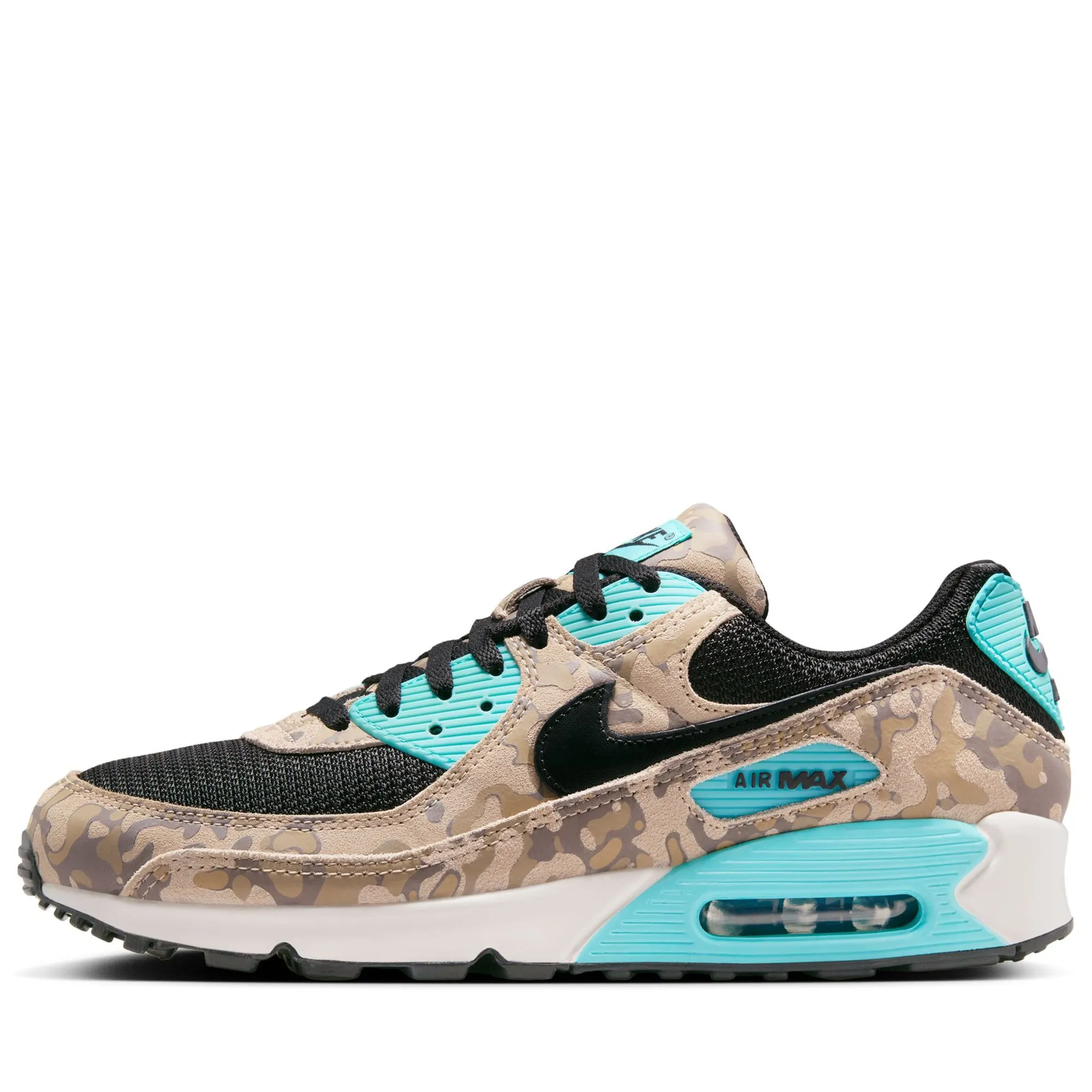 Nike Air Max 90 Premium - Sanddrift/Aurora Green Slip-resistant look Easy Styling