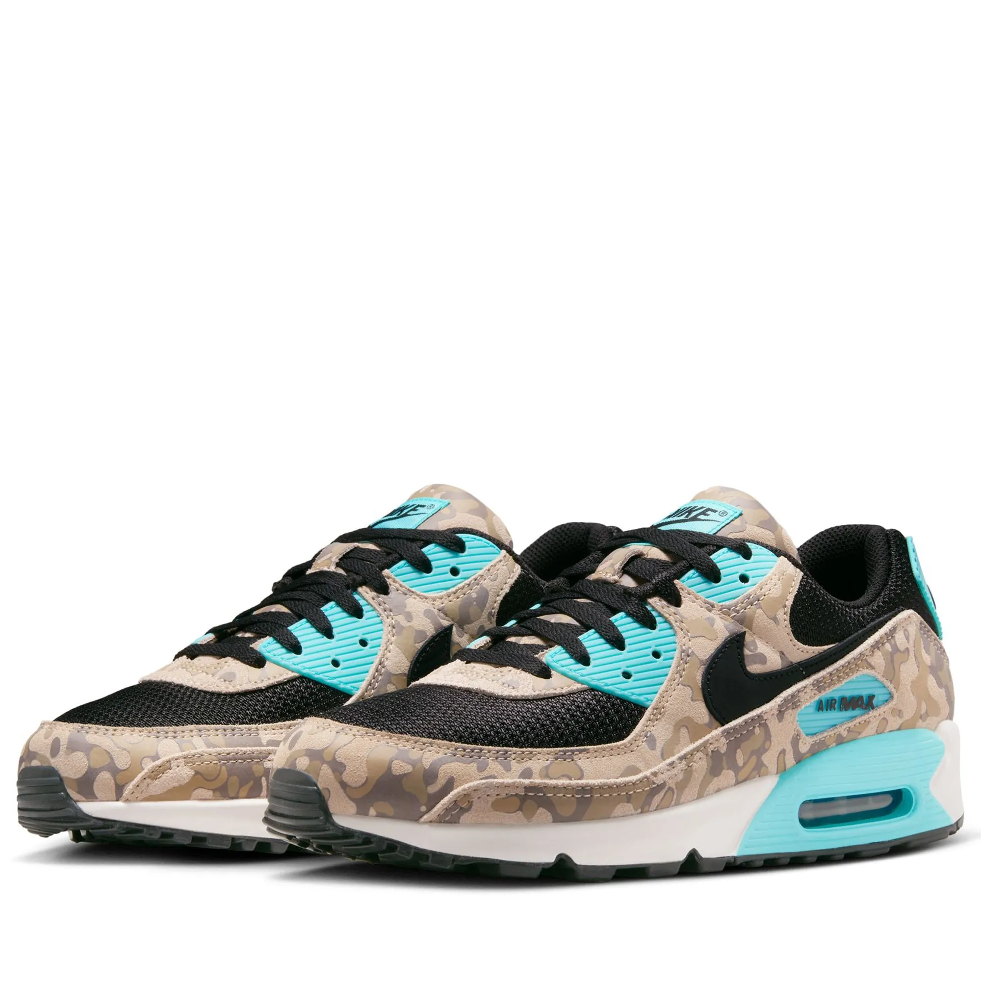 Boosted comfort Nike Air Max 90 Premium - Sanddrift/Aurora Green