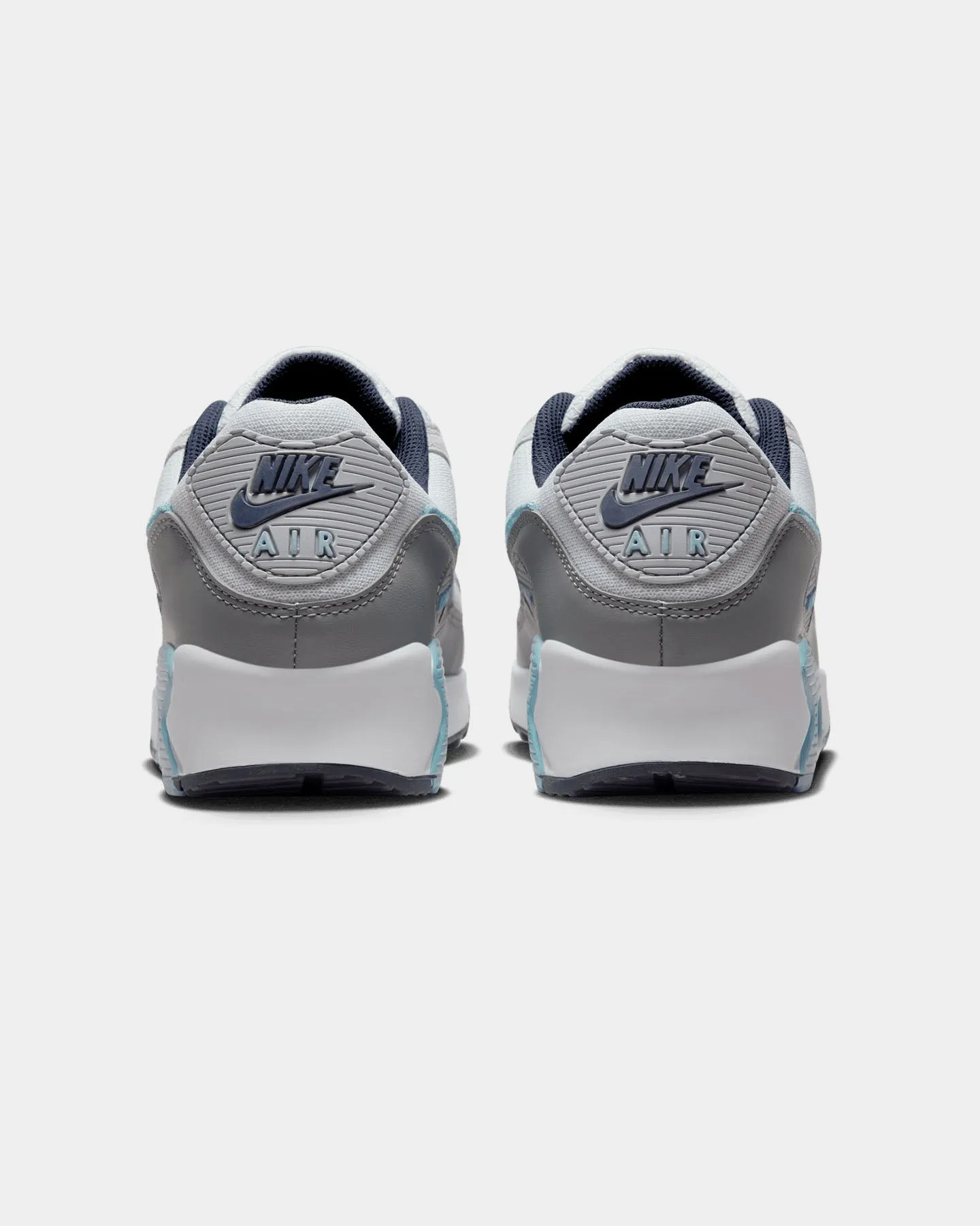 Durable Construction Nike Air Max 90 Pure Platinum/Worn Blue-Obsidian