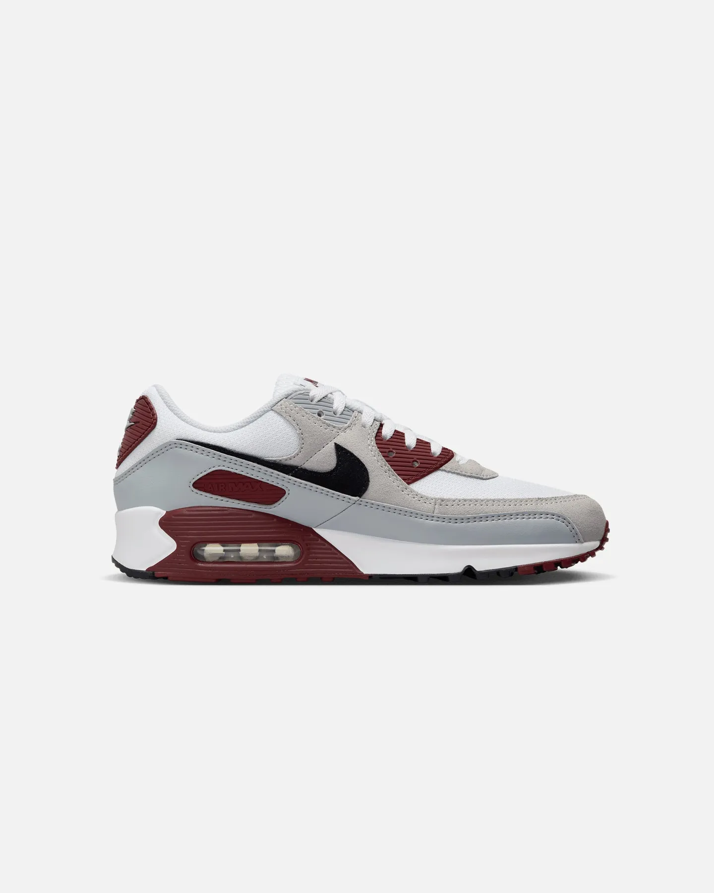 Nike Air Max 90 White/Black-Dark Team Red Dance Fit