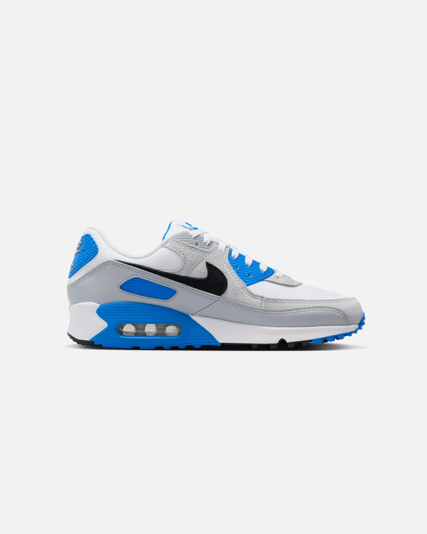 Nike Air Max 90 White/Black Photo Blue Comfort Cushion waterproof