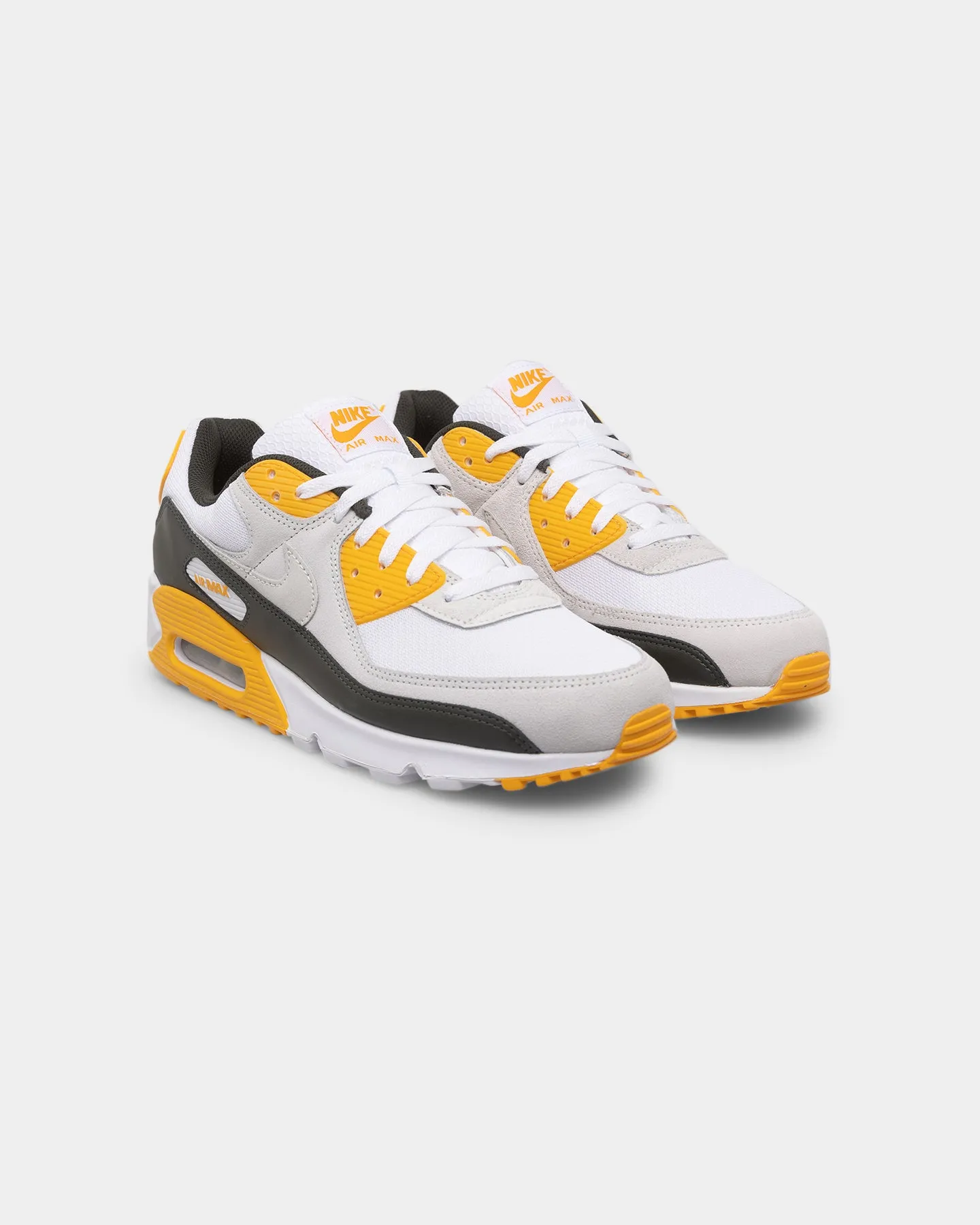 Athletic Bright Neon Nike Air Max 90 White/White-Photon