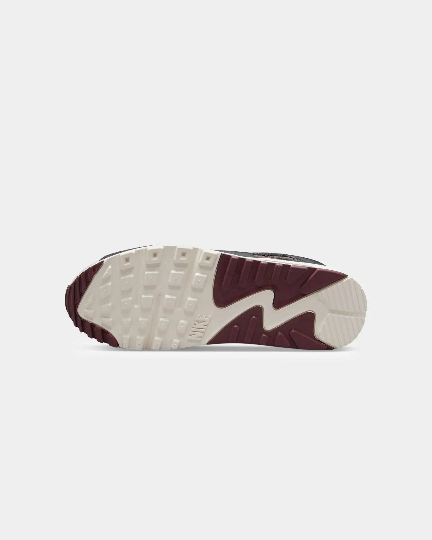 Nike Air Max 90 Wolf Grey/Burgundy Court Fast
