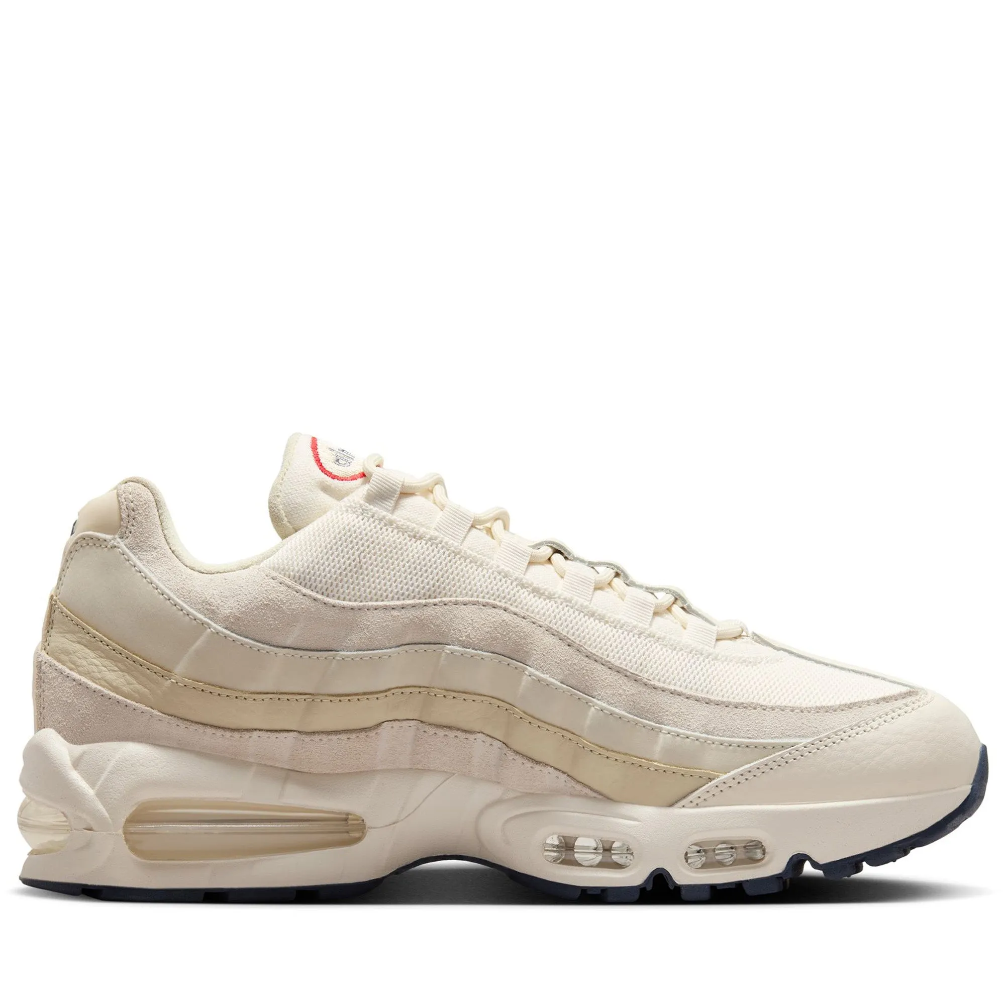 Nike Air Max 95 OG Premium - Pale Ivory/University Red Resilient Sole Slip Free