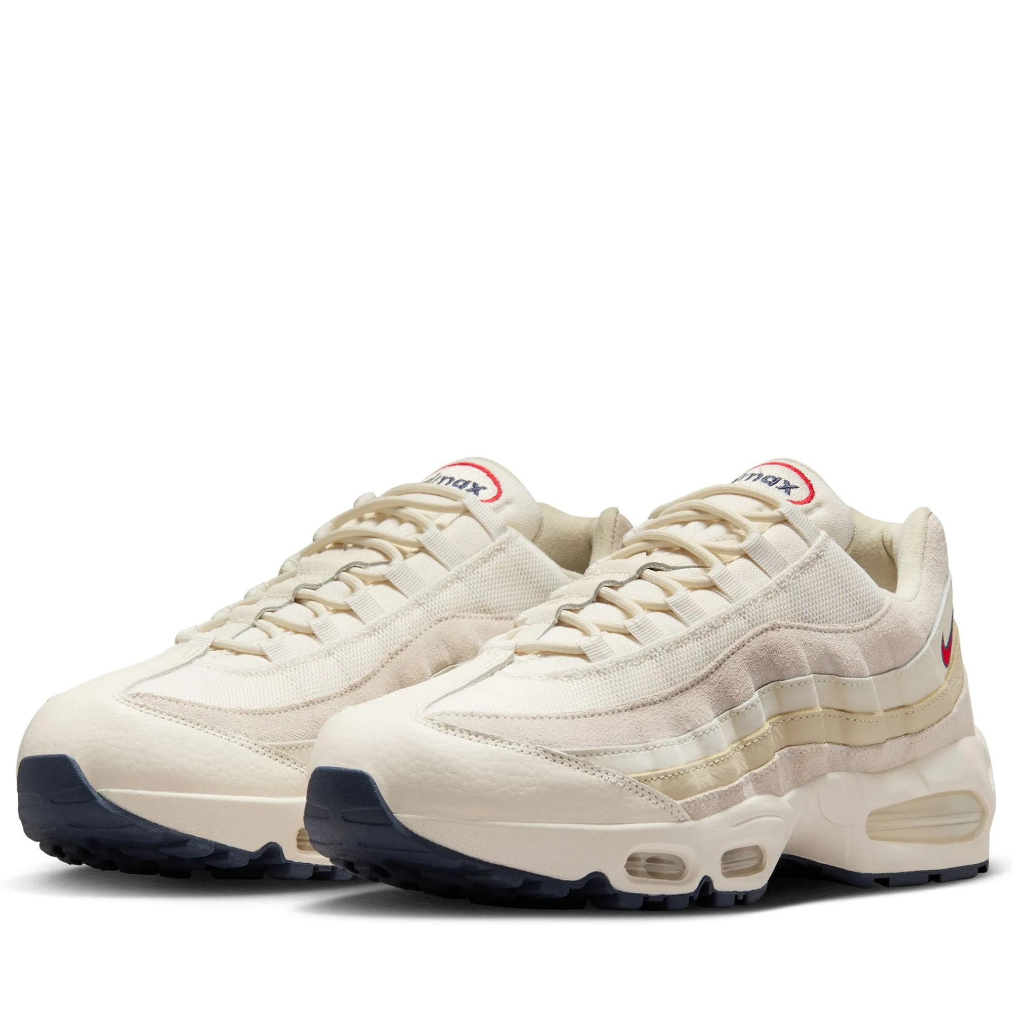 Nike Air Max 95 OG Premium - Pale Ivory/University Red Sport Influence