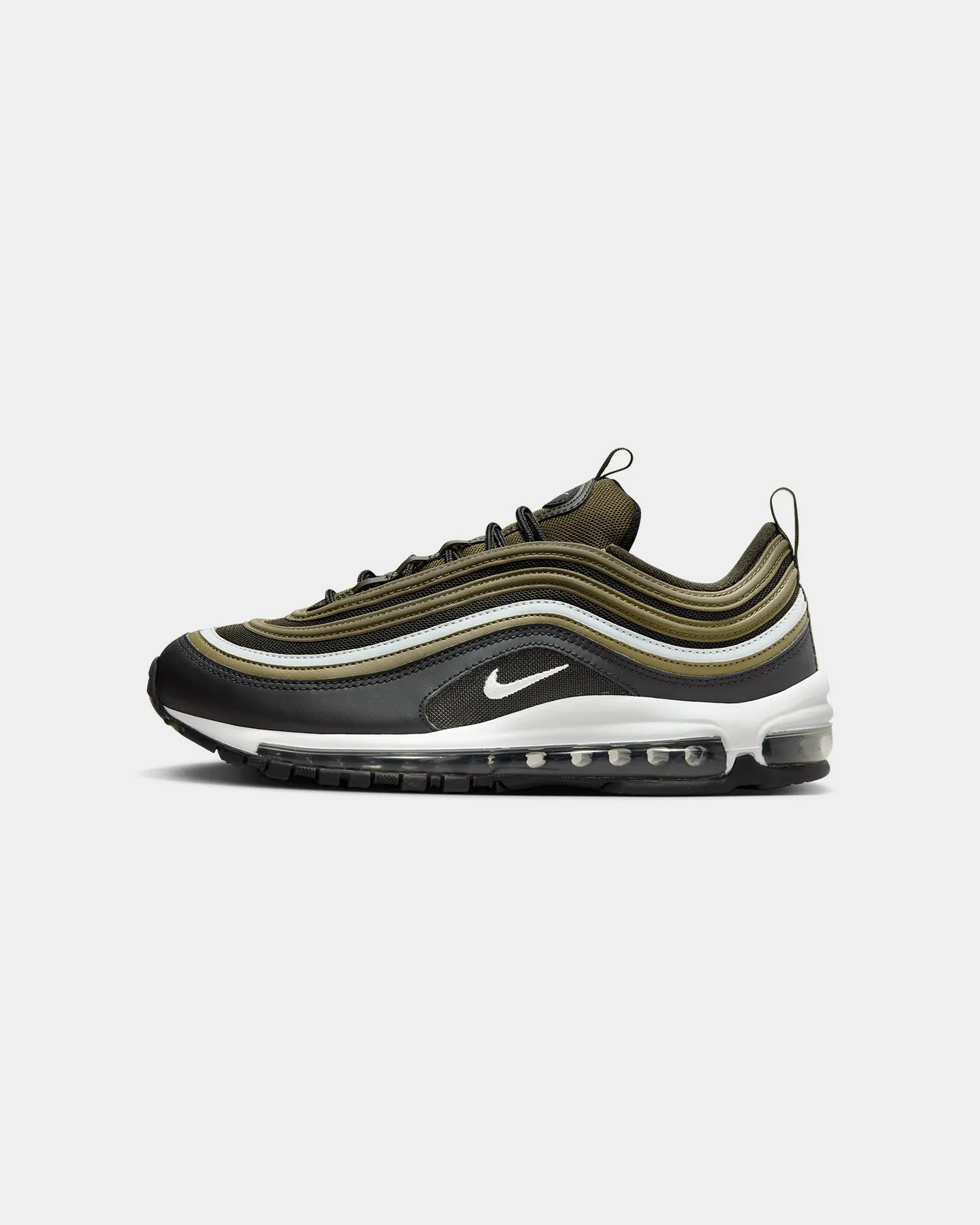 Nike Air Max 97 Medium Olive/Light Silver Mesh Cool