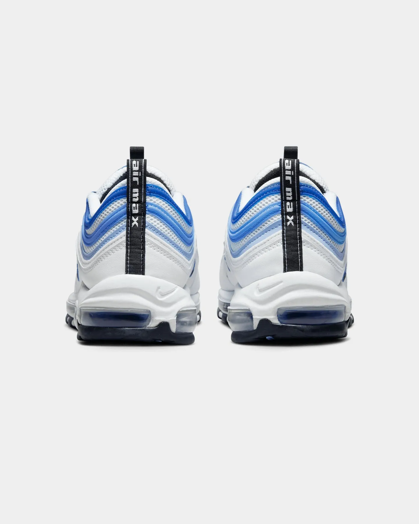 Casual Fashion Edge Nike Air Max 97 White/Black- Psychic Blue-University Blue