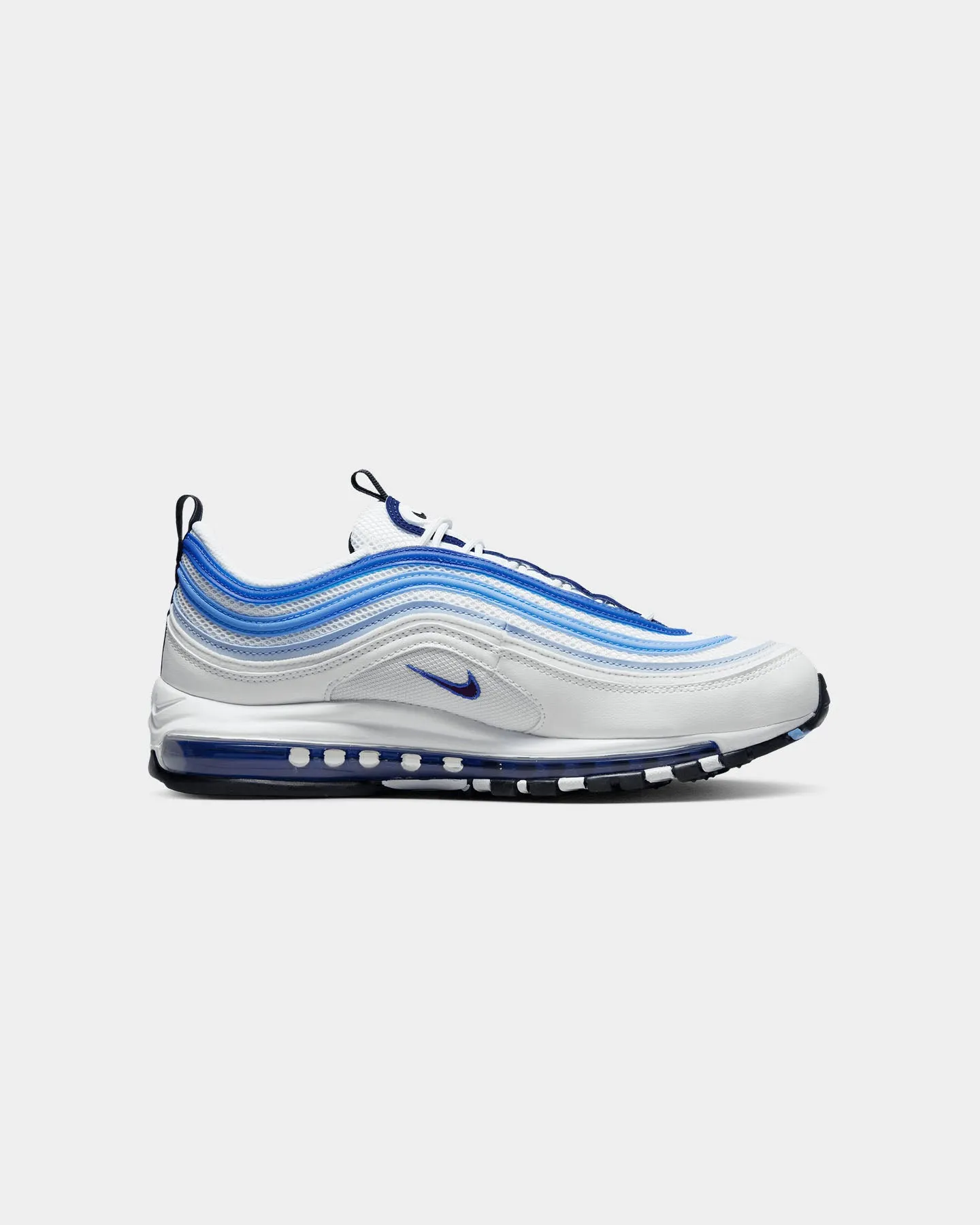 Nike Air Max 97 White/Black- Psychic Blue-University Blue Lace Up Valley Run