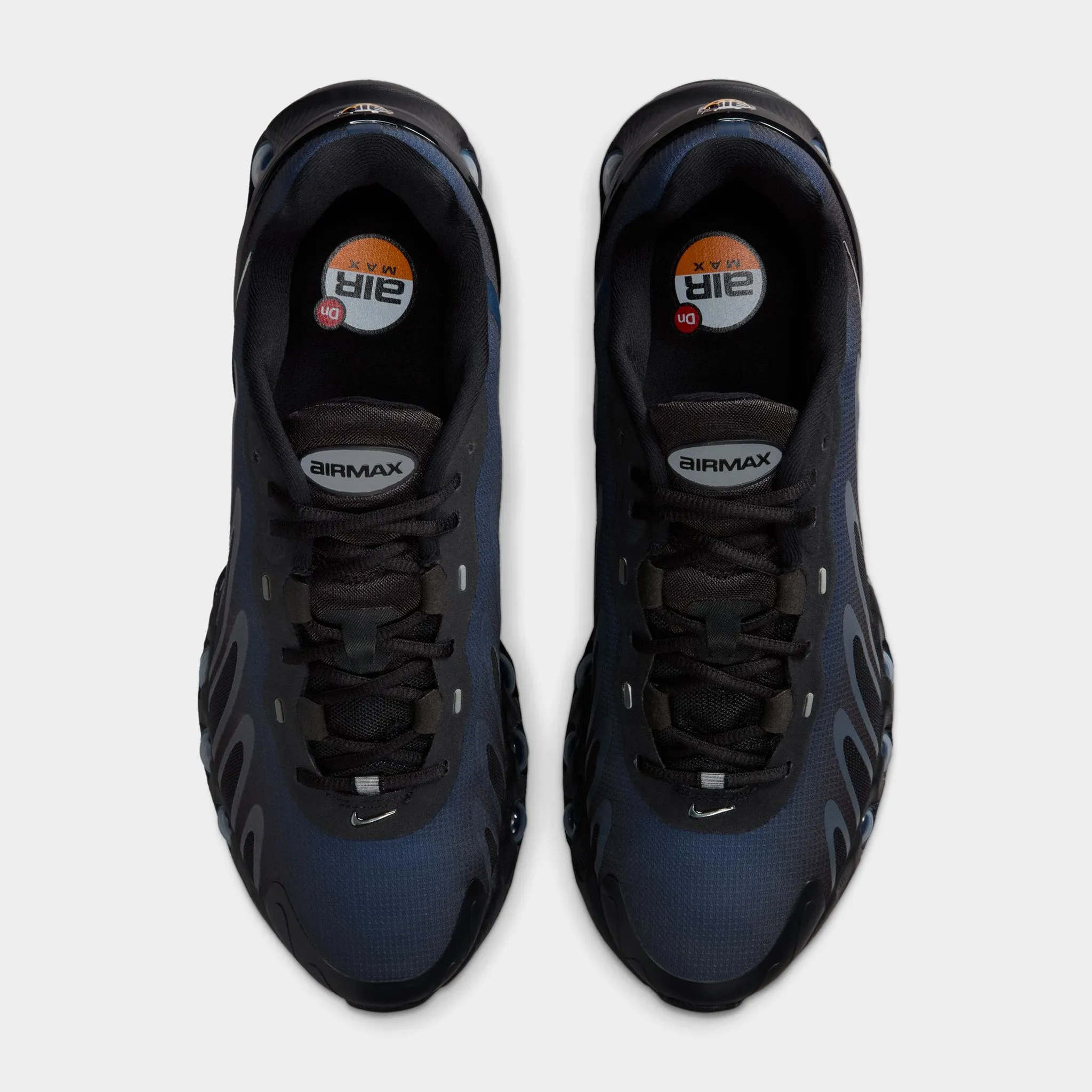 Nike Air Max DN 8 Black / Metallic Silver - Thunder Blue Thin Sole Hill Stroll